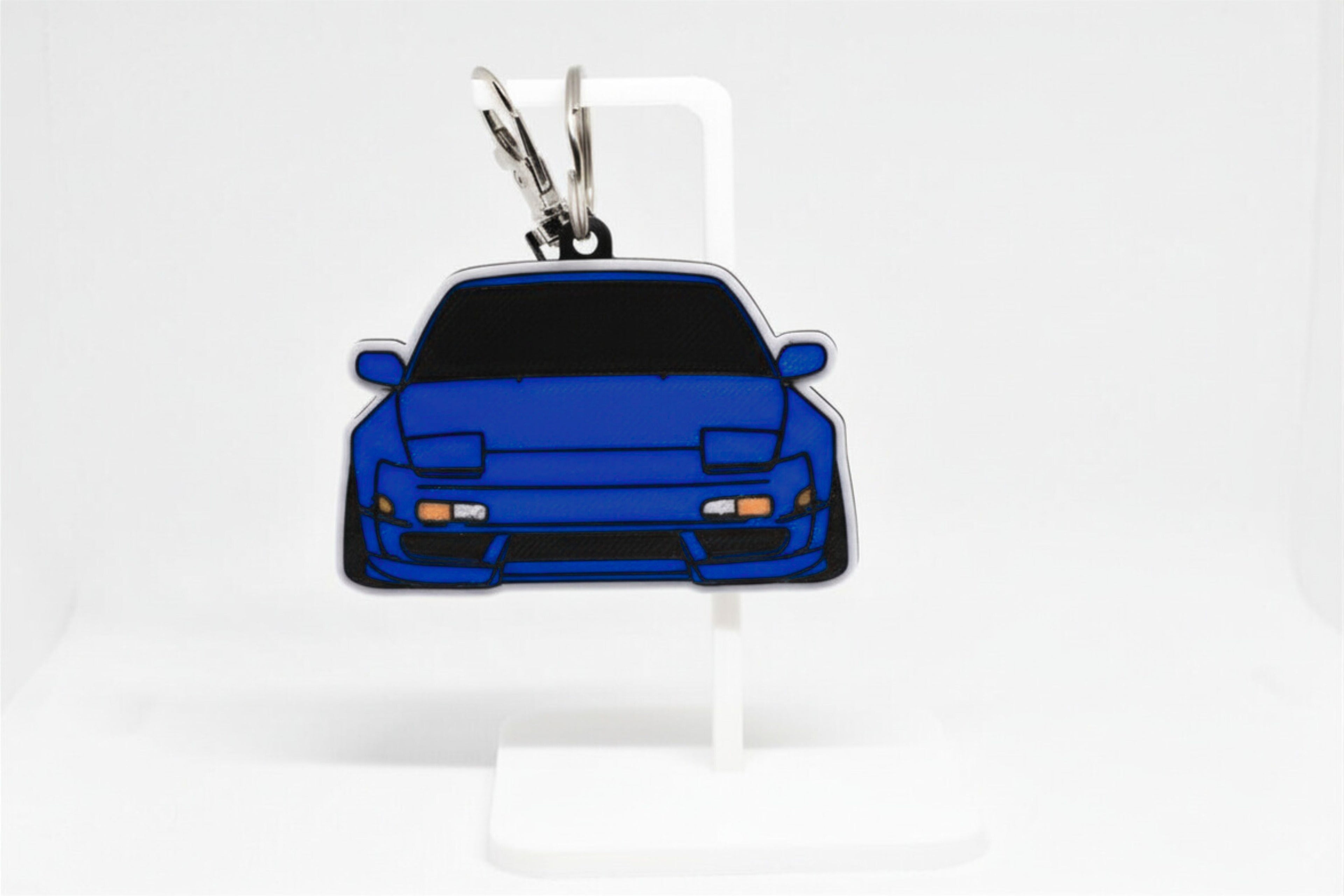 240SX S13 Mini Car Keychain - Pocket Motors Series - 3D Printed