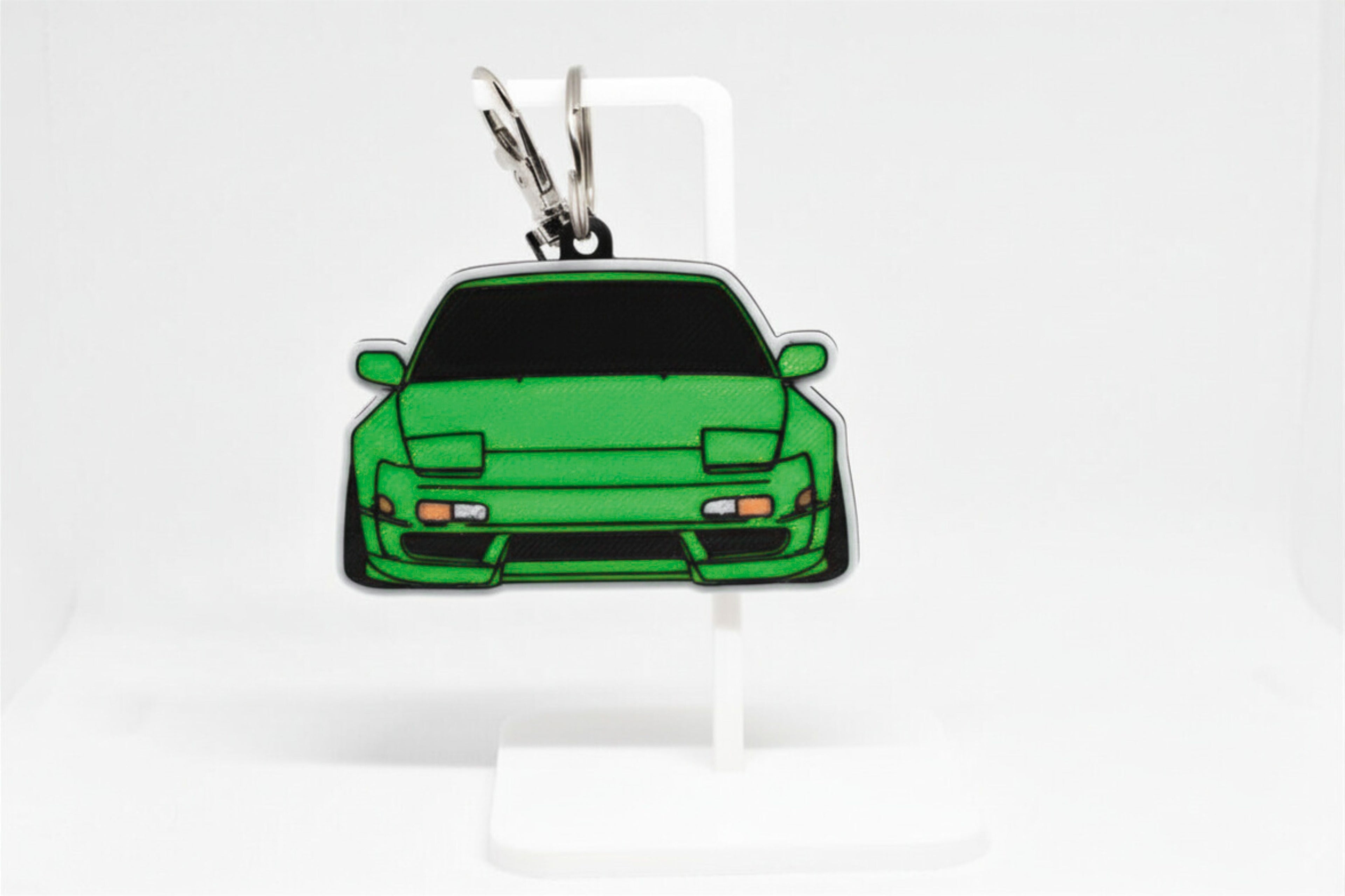 240SX S13 Mini Car Keychain - Pocket Motors Series - 3D Printed
