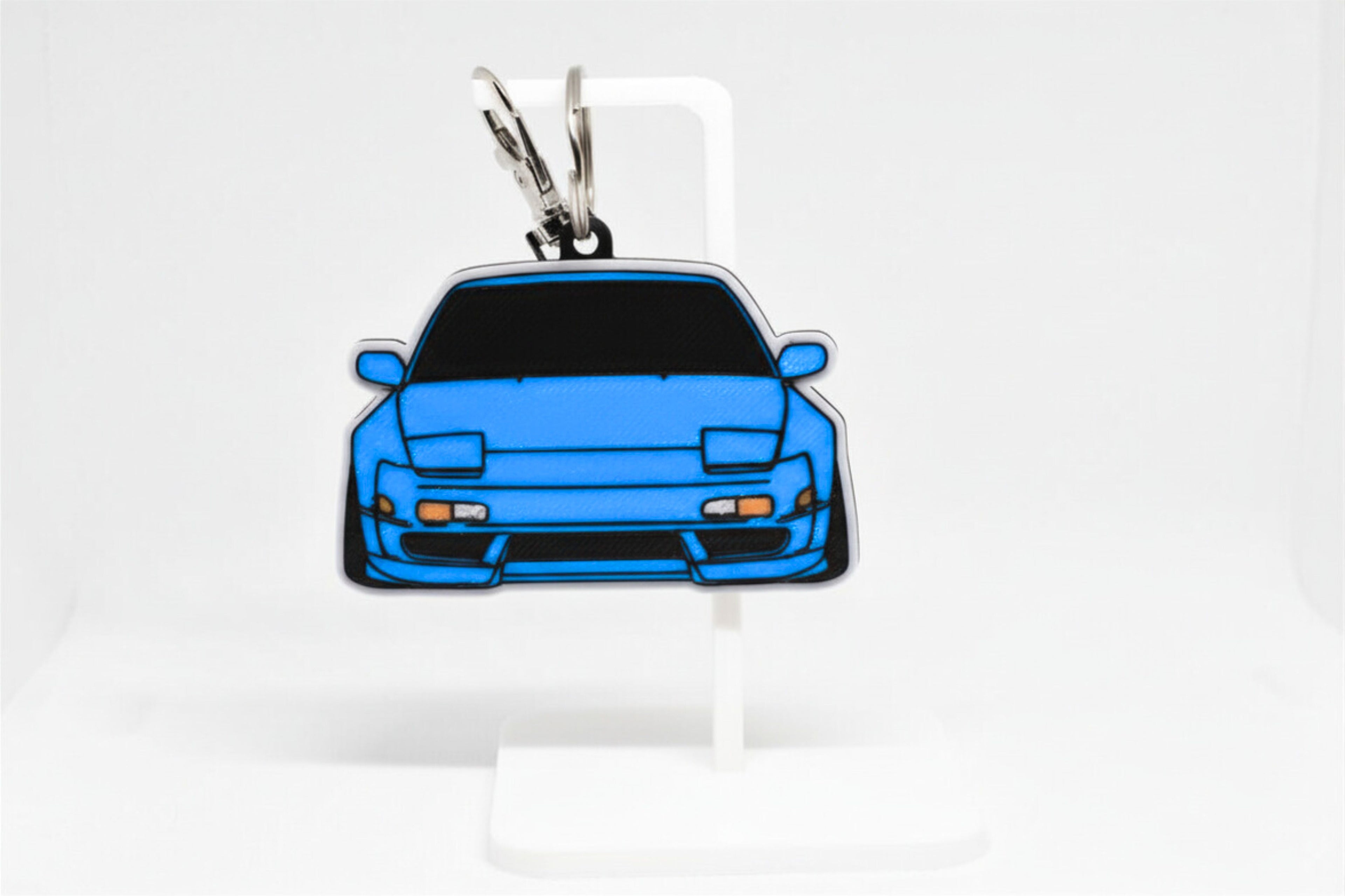 240SX S13 Mini Car Keychain - Pocket Motors Series - 3D Printed