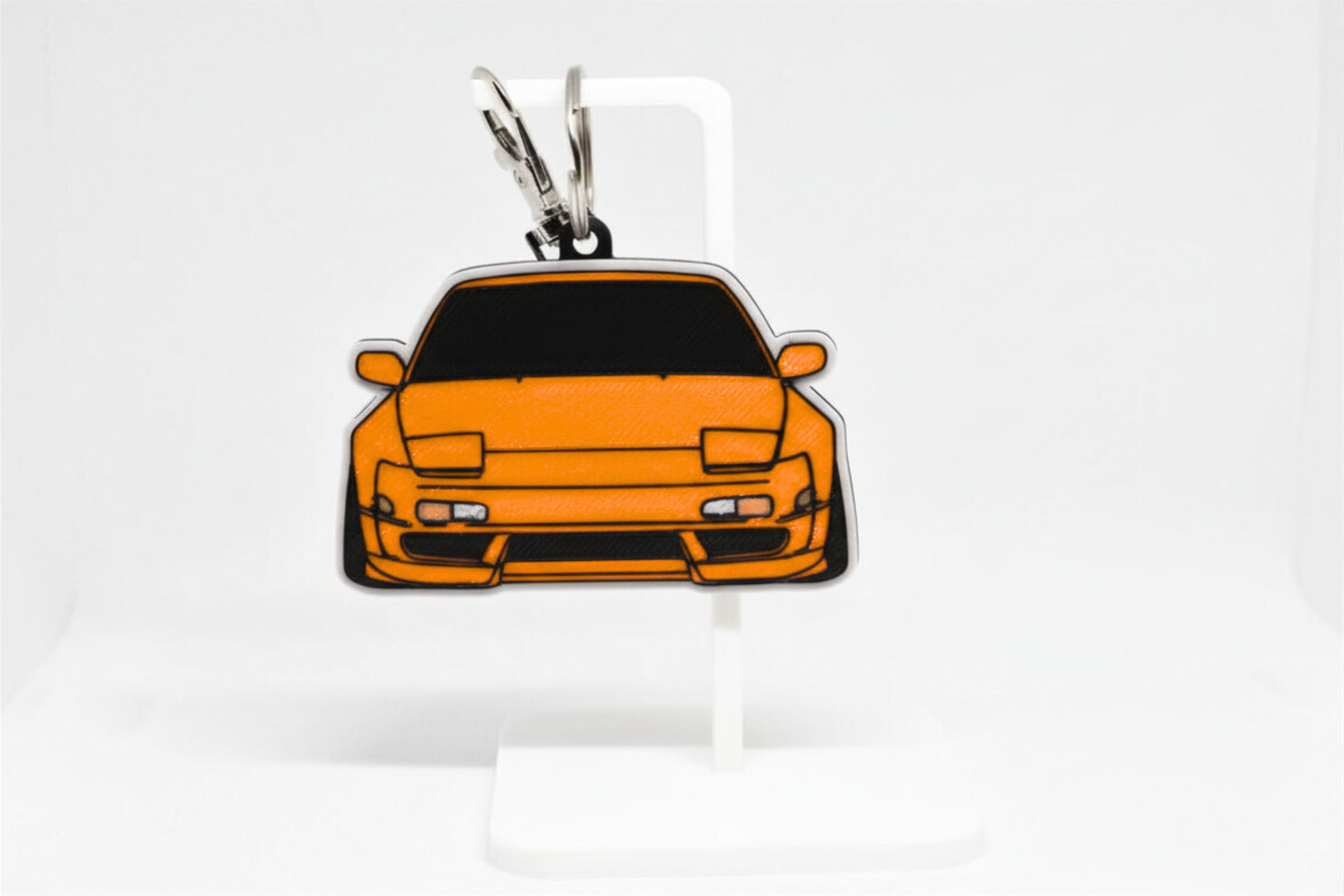 240SX S13 Mini Car Keychain - Pocket Motors Series - 3D Printed