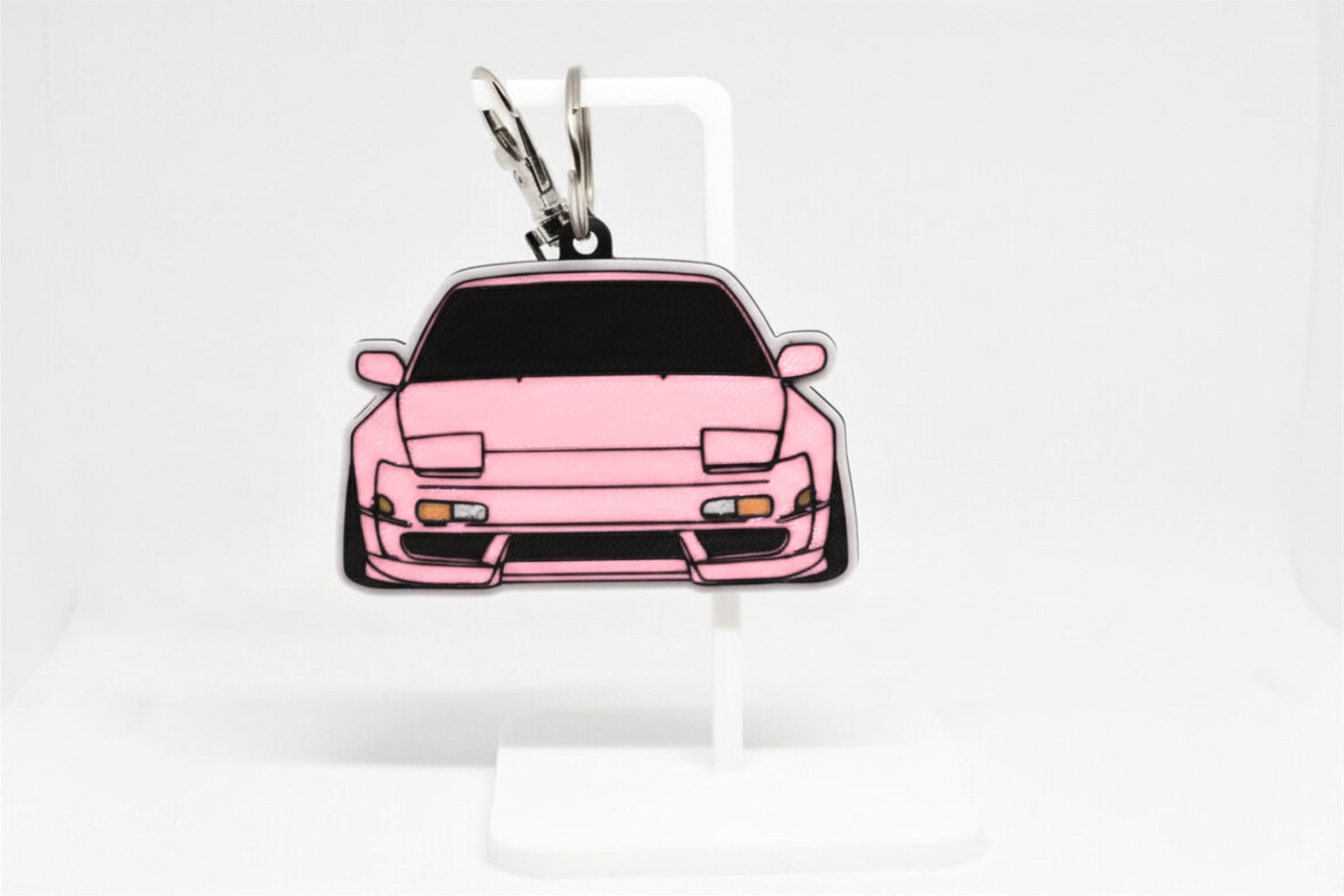 240SX S13 Mini Car Keychain - Pocket Motors Series - 3D Printed