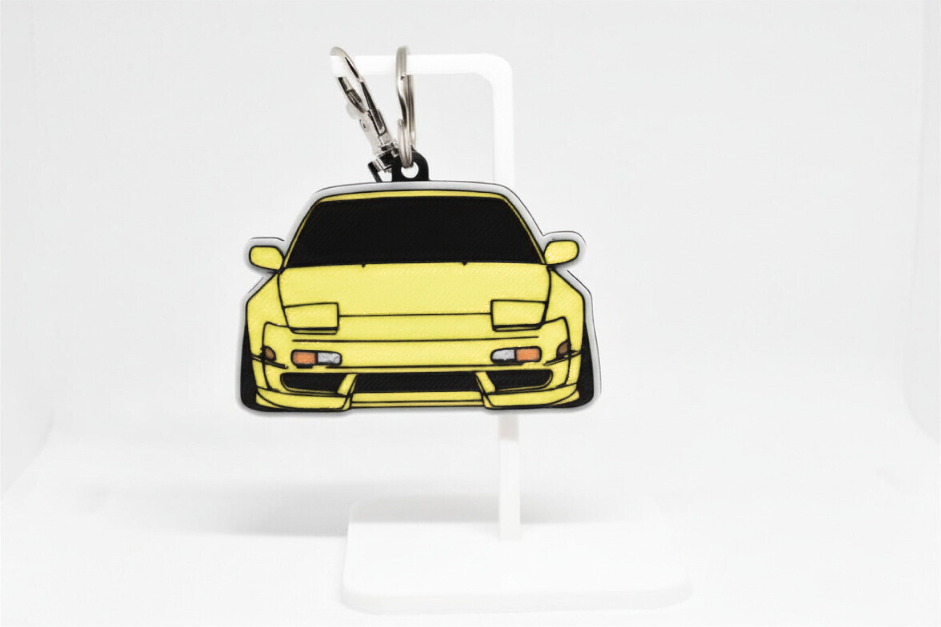 240SX S13 Mini Car Keychain - Pocket Motors Series - 3D Printed