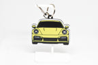 911 Turbo S Mini Car Keychain - Pocket Motors Series - 3D Printed