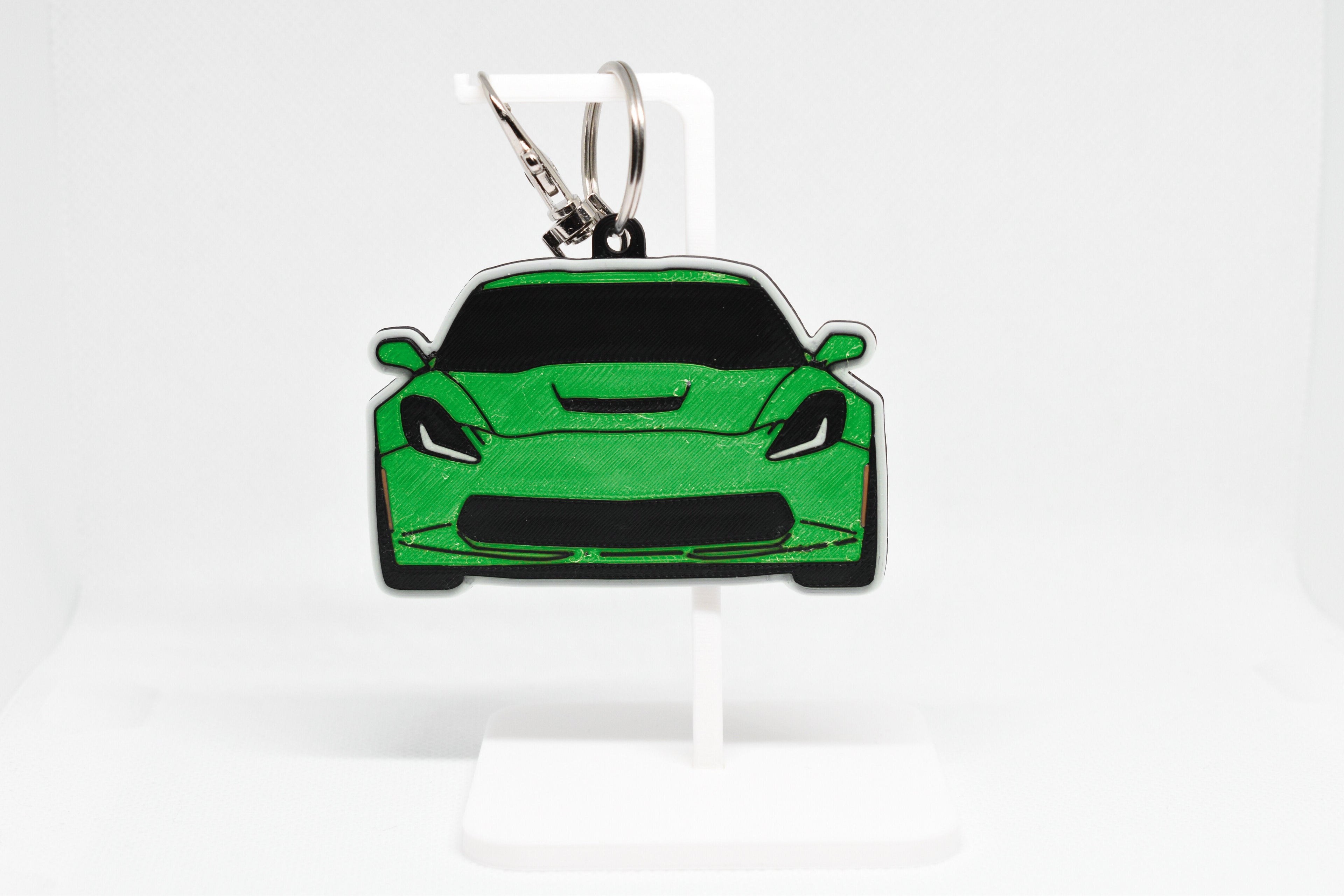 C7 Corvette Mini Car Keychain - Pocket Motors Series - 3D Printed
