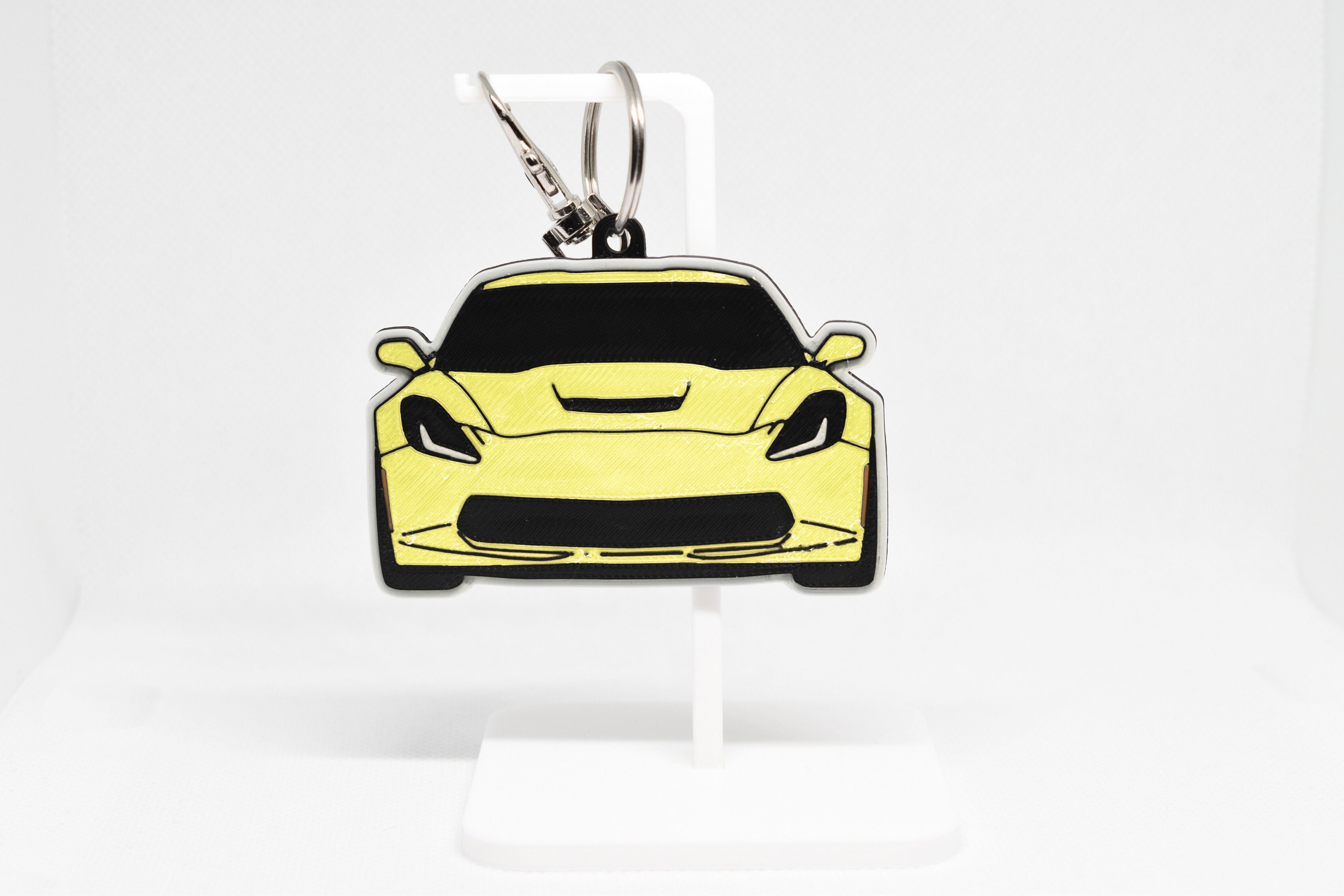 C7 Corvette Mini Car Keychain - Pocket Motors Series - 3D Printed