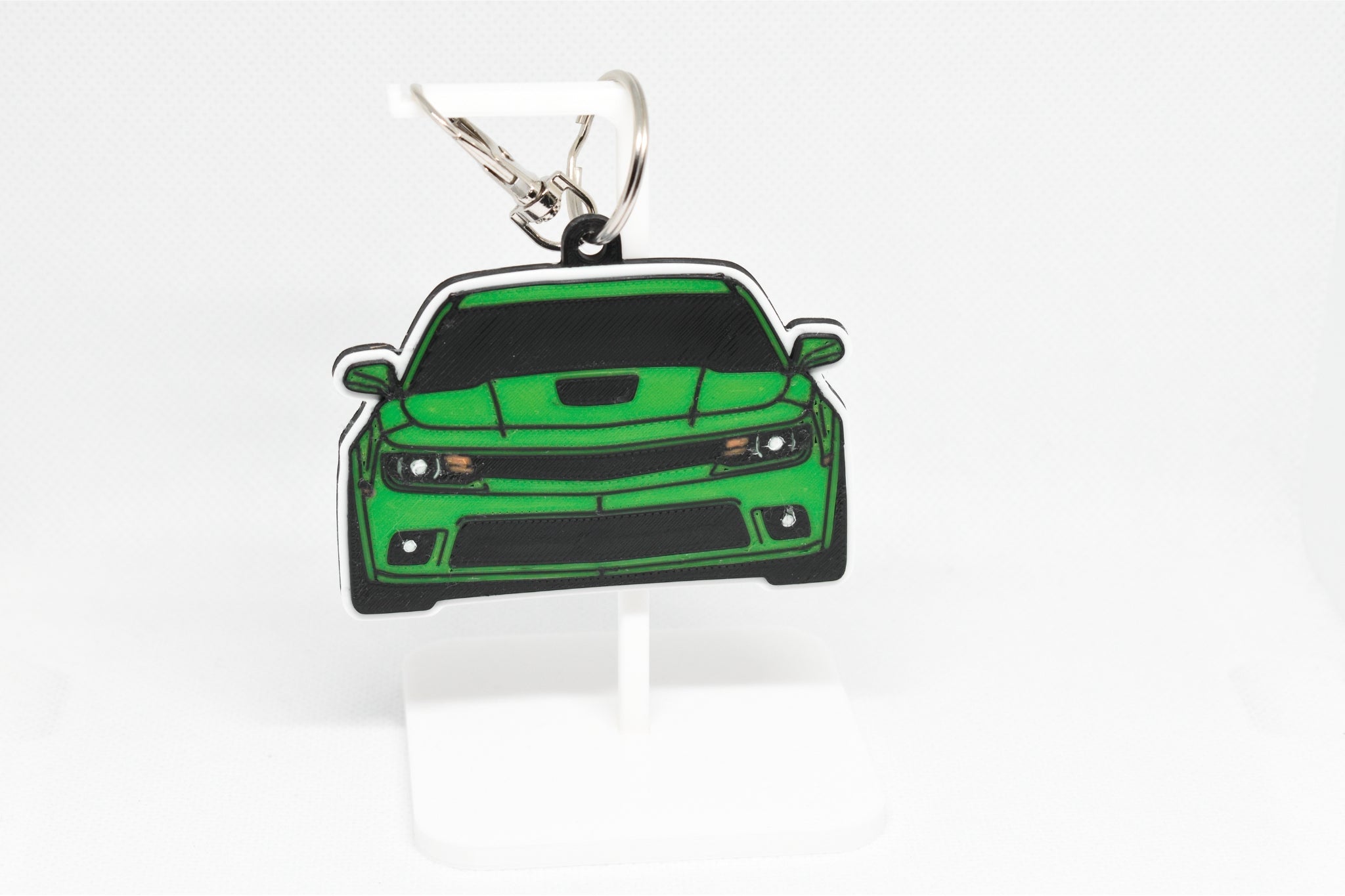Pocket Motors Series – Camaro SS (5th Gen) | Wide‑Shouldered & Road‑Dominating Mini Ride Keychain