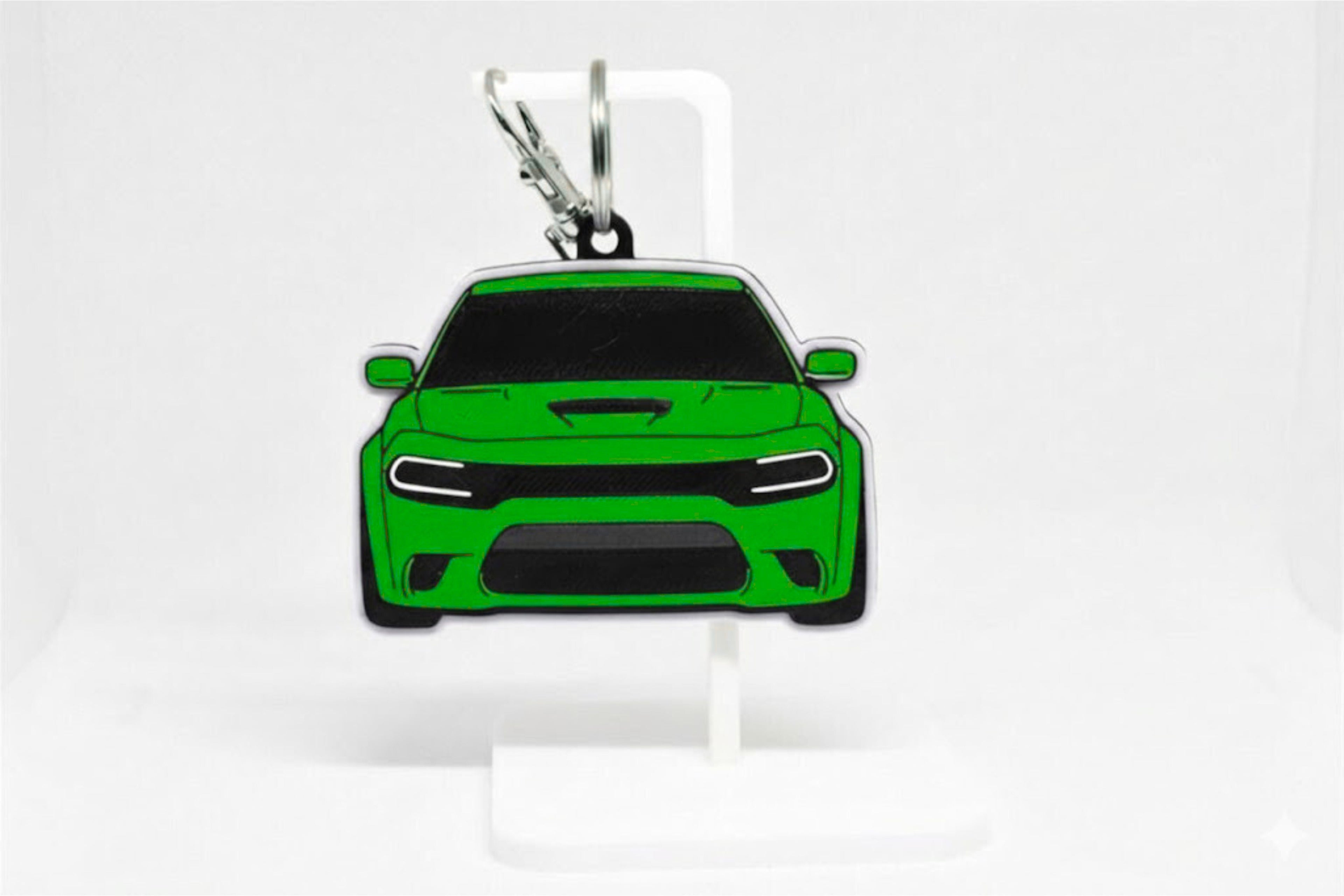 Pocket Motors Series - Charger Hellcat | Dark & Dominant Mini Ride Keychain