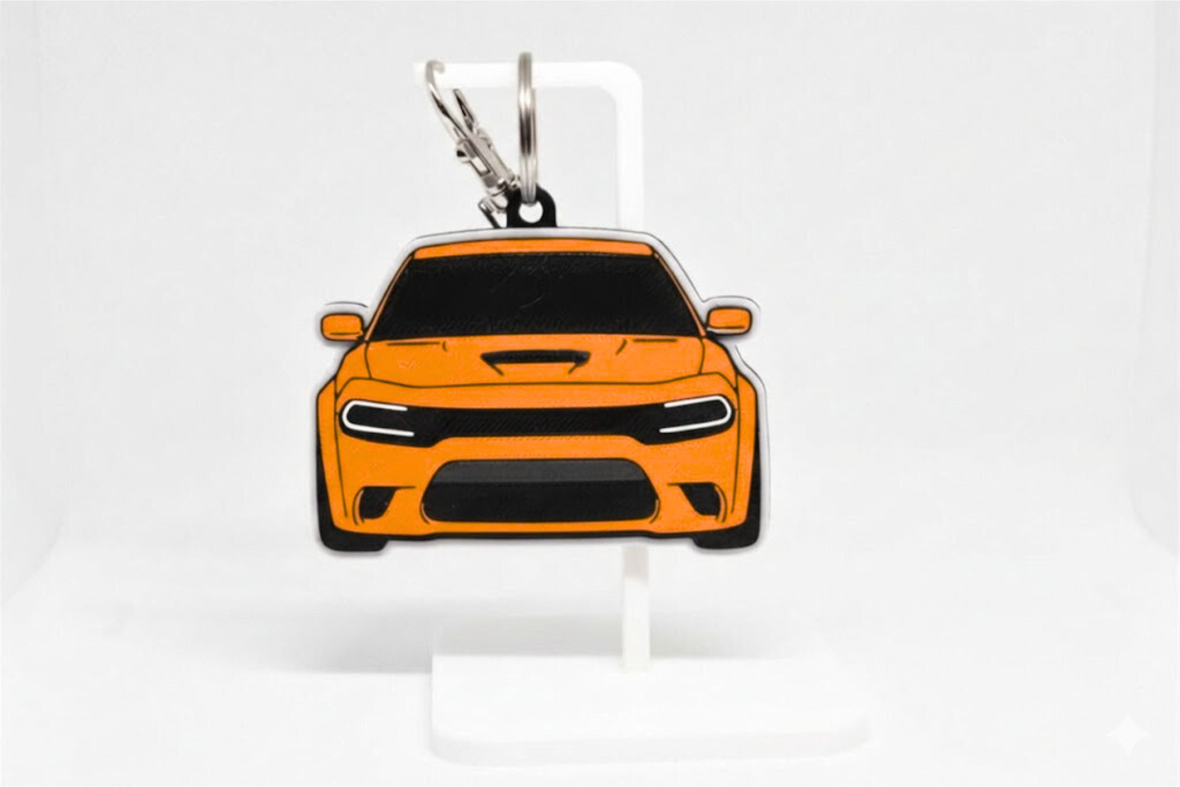 Pocket Motors Series - Charger Hellcat | Dark & Dominant Mini Ride Keychain