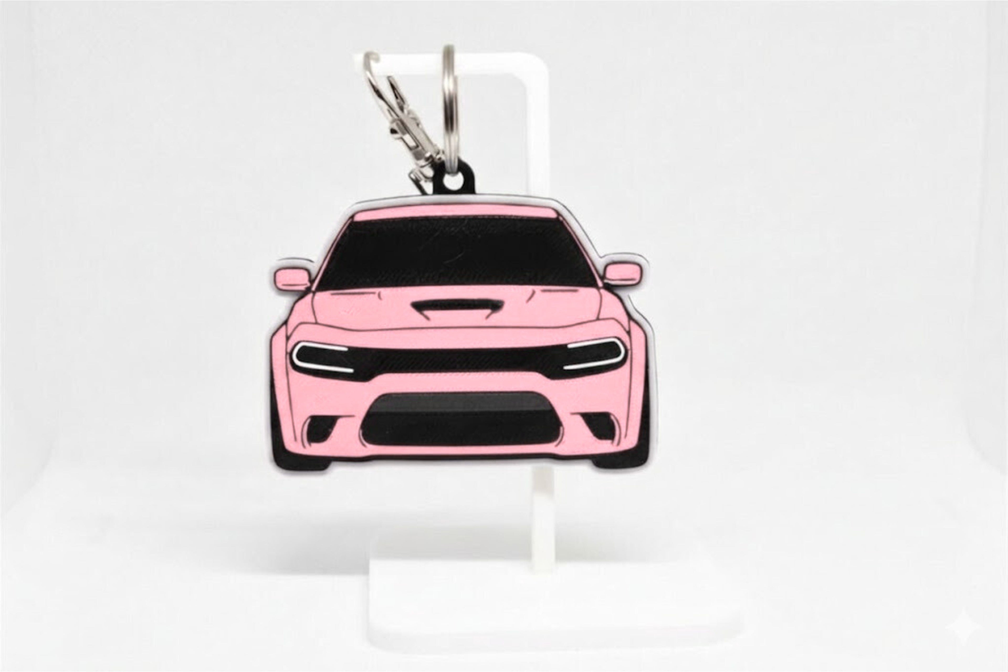 Pocket Motors Series - Charger Hellcat | Dark & Dominant Mini Ride Keychain