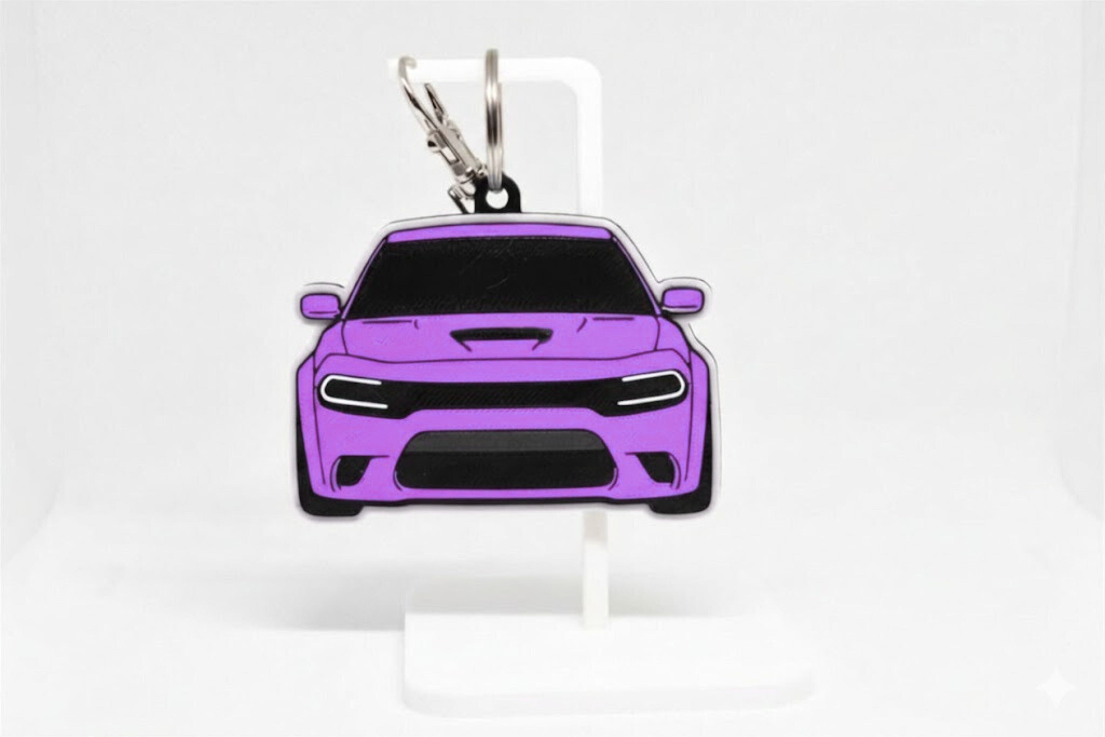 Pocket Motors Series - Charger Hellcat | Dark & Dominant Mini Ride Keychain