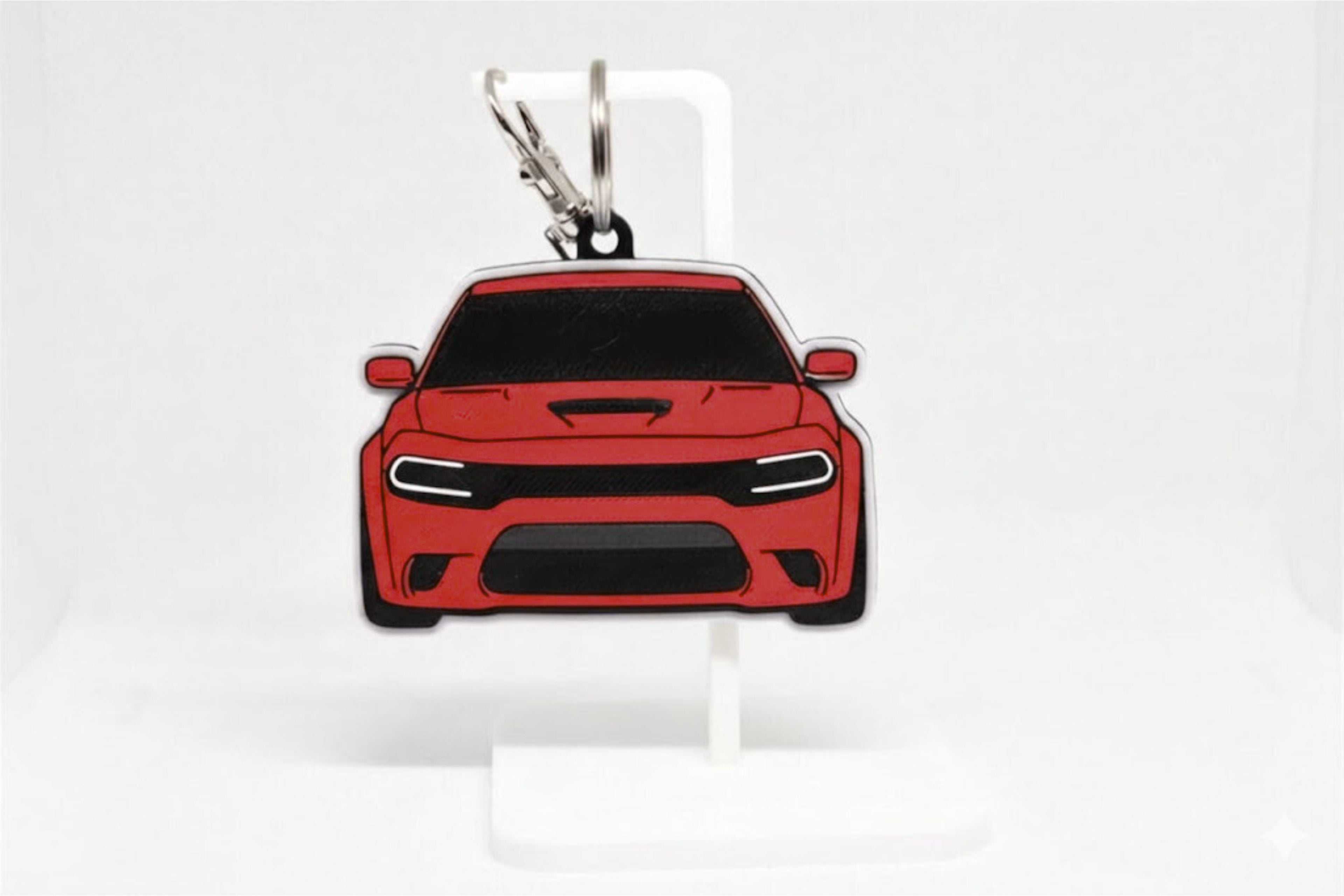 Pocket Motors Series - Charger Hellcat | Dark & Dominant Mini Ride Keychain