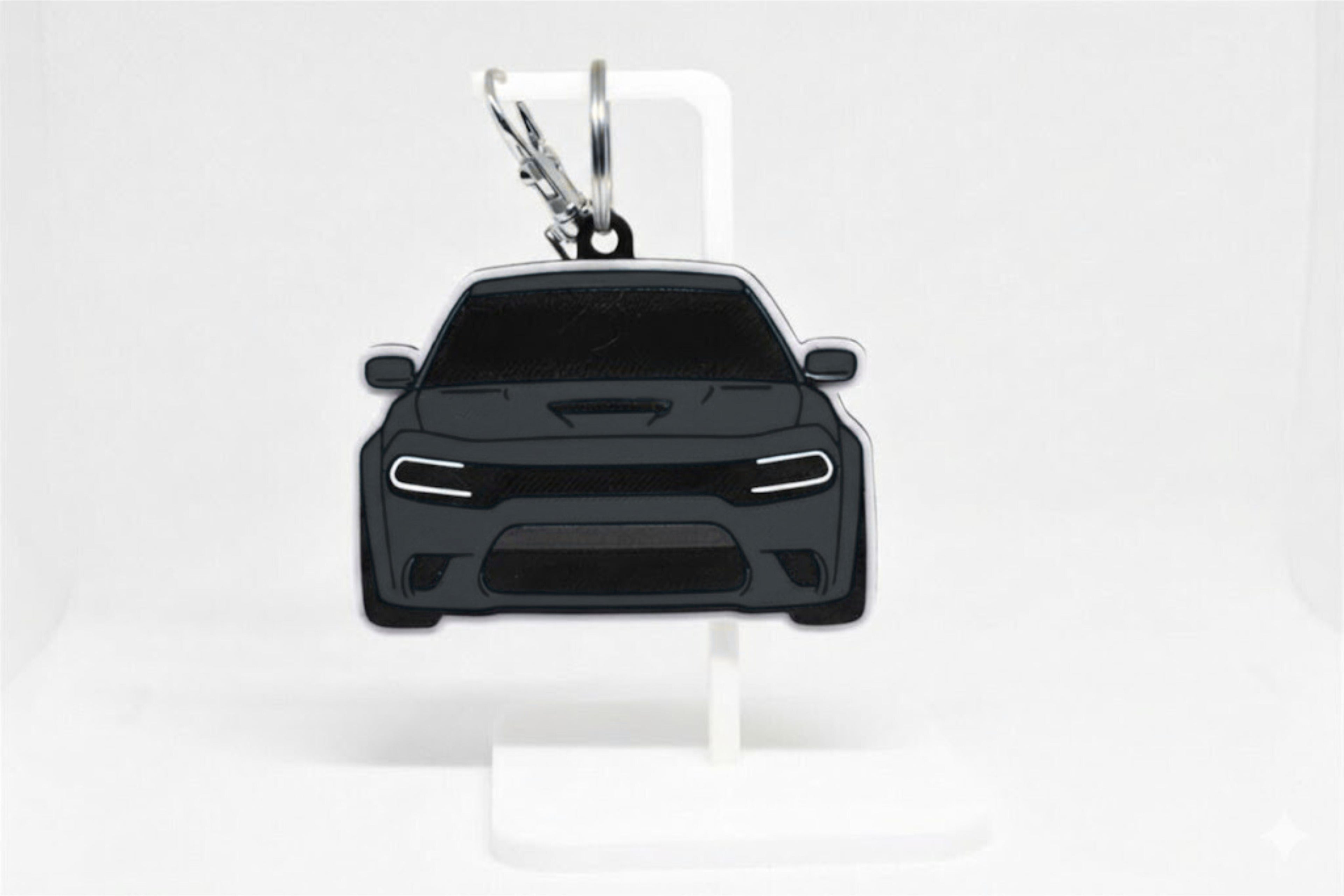 Pocket Motors Series - Charger Hellcat | Dark & Dominant Mini Ride Keychain