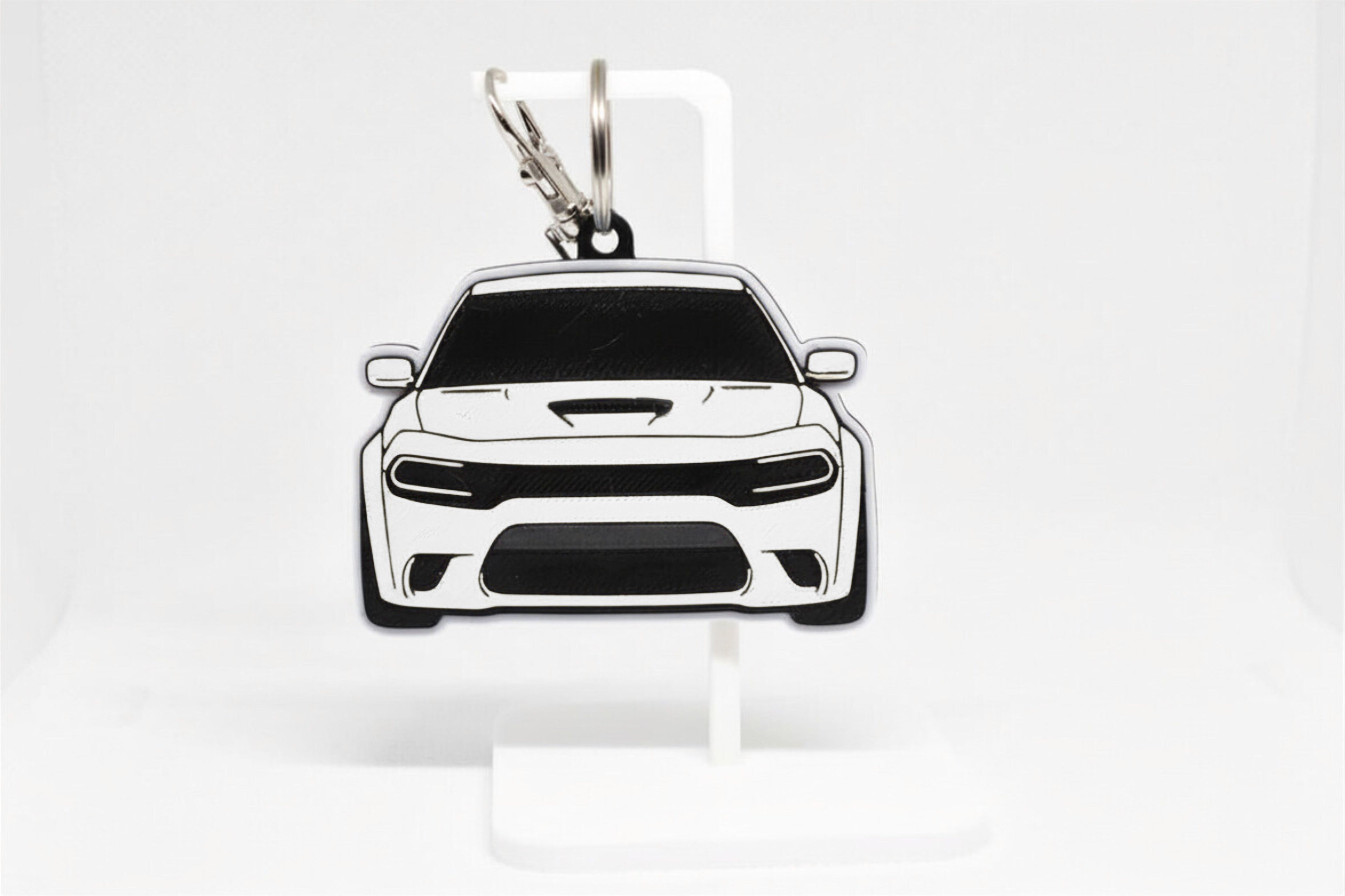 Pocket Motors Series - Charger Hellcat | Dark & Dominant Mini Ride Keychain