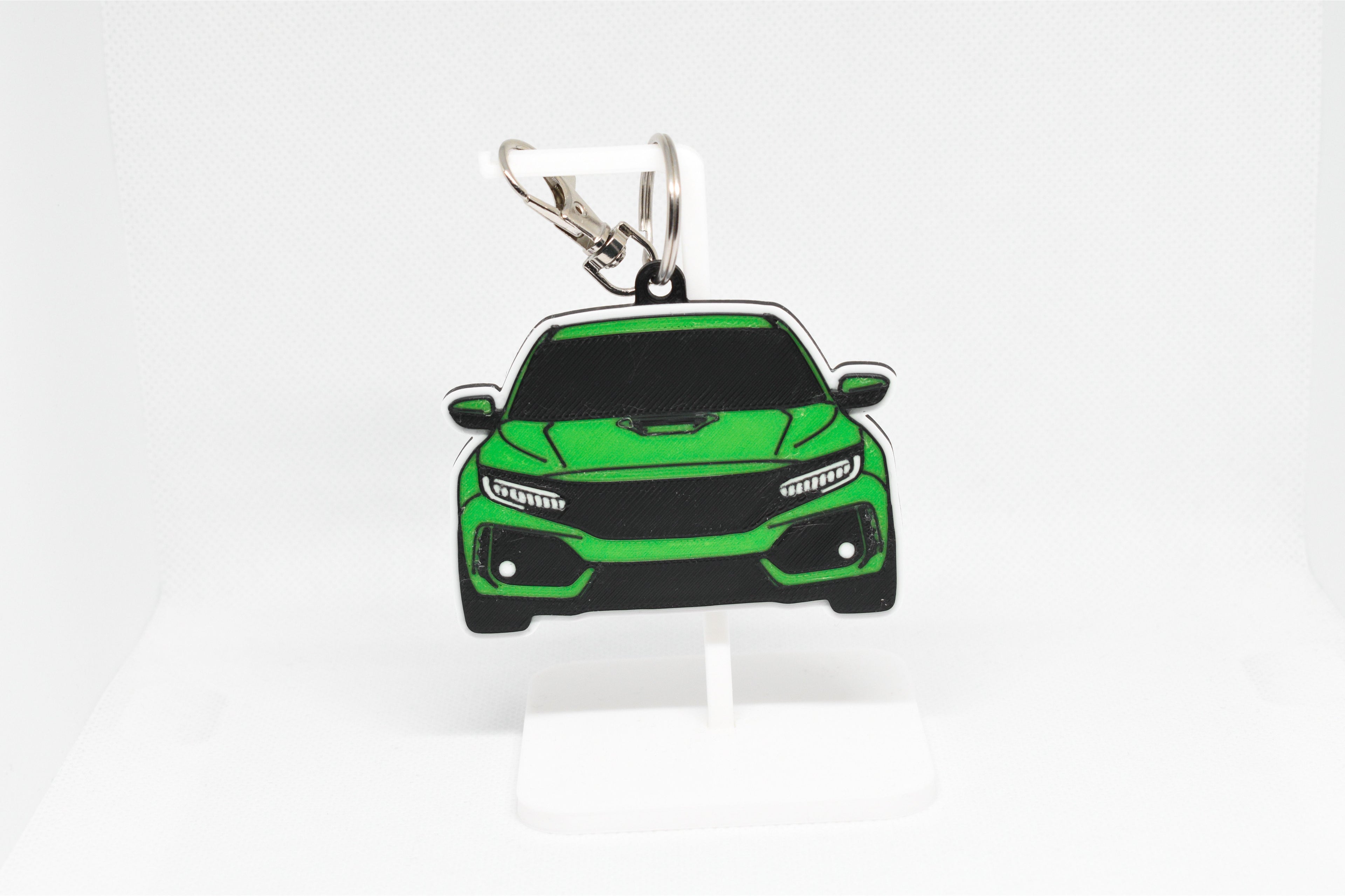 Pocket Motors Series – Civic FK8 | Bold & Boost‑Hungry Mini Ride Keychain