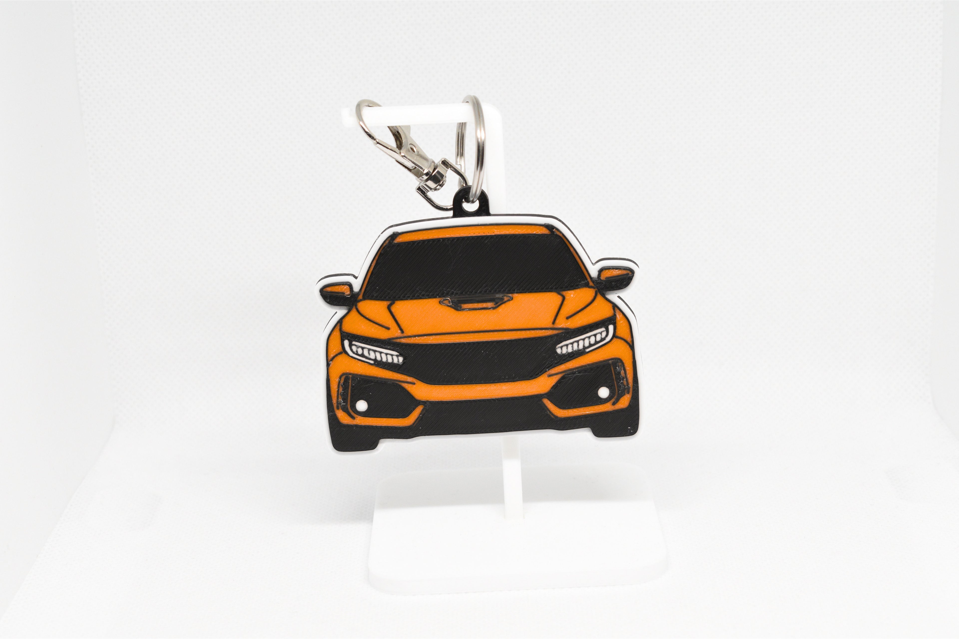 Pocket Motors Series – Civic FK8 | Bold & Boost‑Hungry Mini Ride Keychain