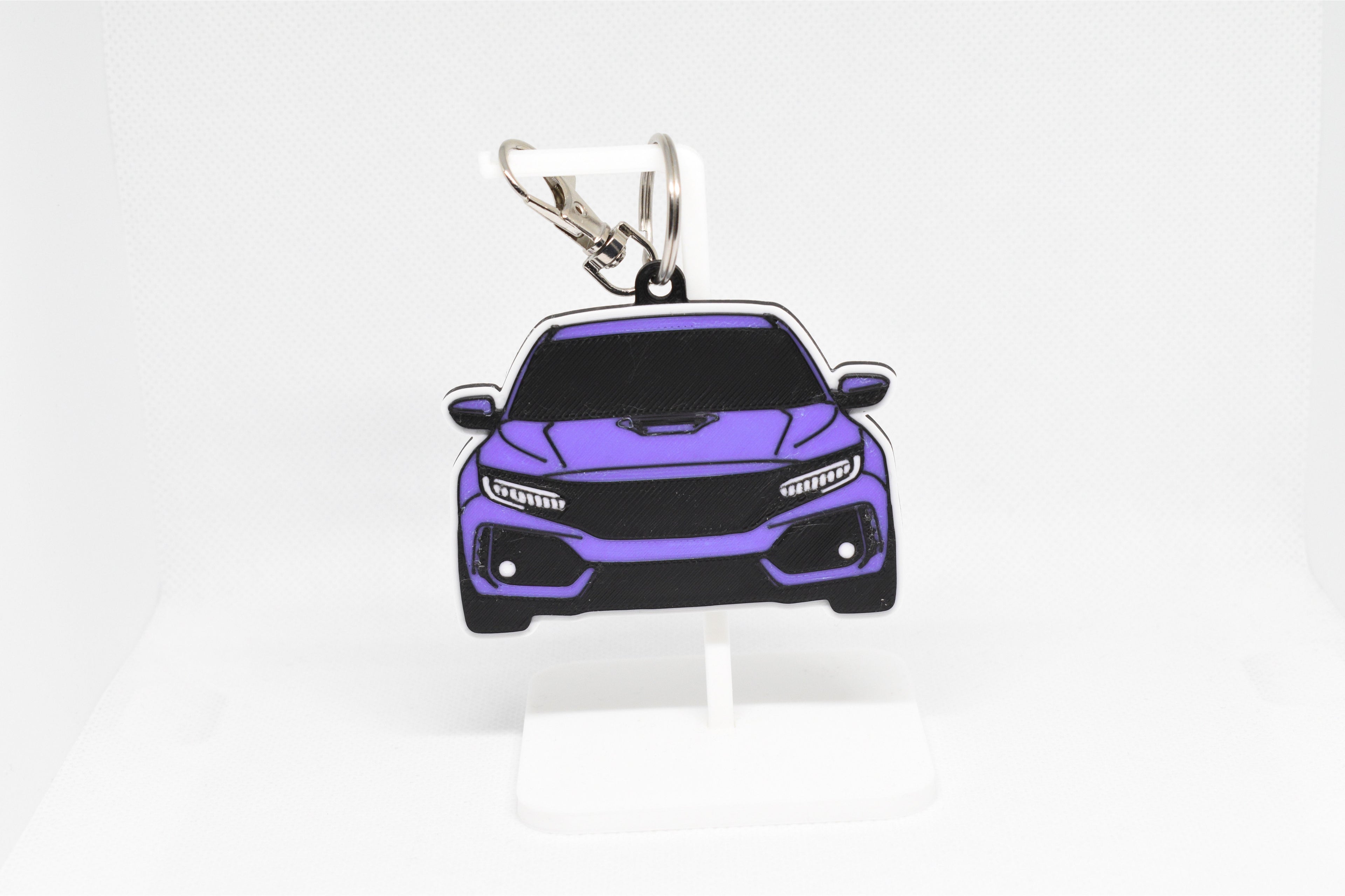 Pocket Motors Series – Civic FK8 | Bold & Boost‑Hungry Mini Ride Keychain