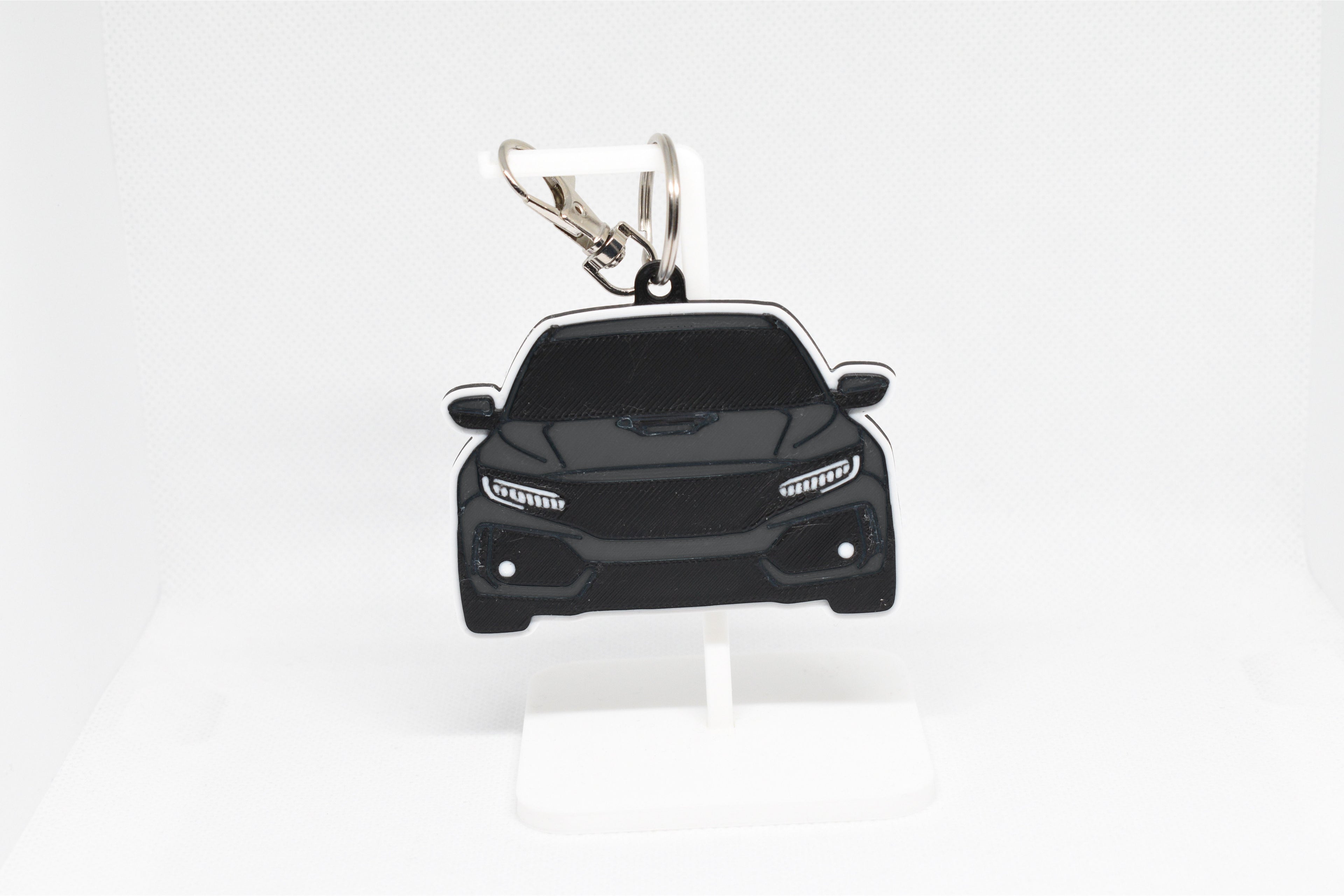 Pocket Motors Series – Civic FK8 | Bold & Boost‑Hungry Mini Ride Keychain