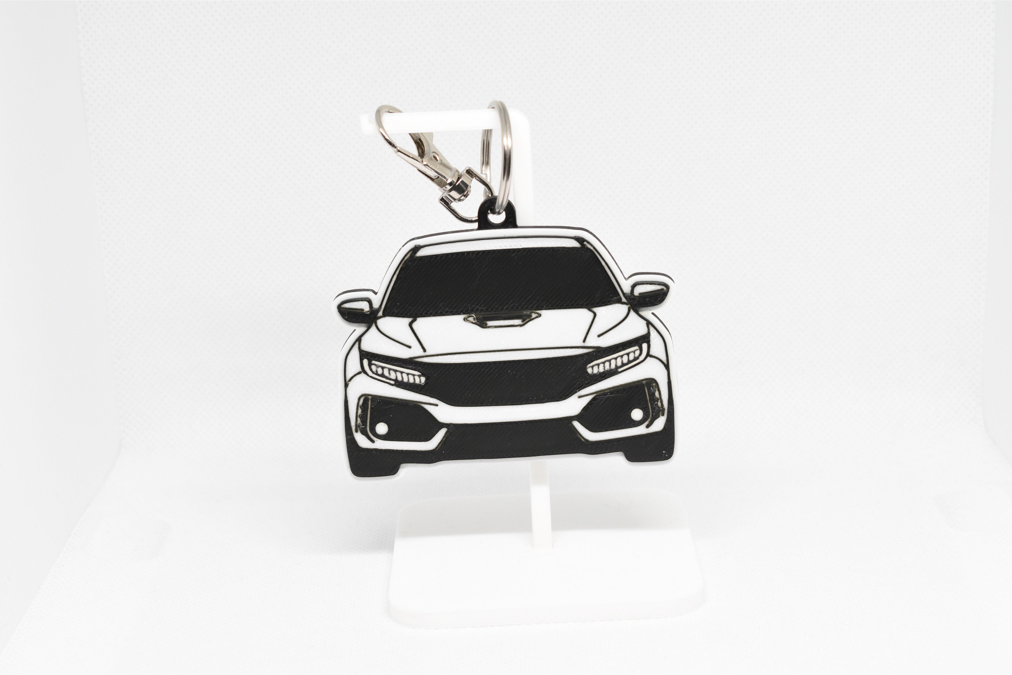 Pocket Motors Series – Civic FK8 | Bold & Boost‑Hungry Mini Ride Keychain