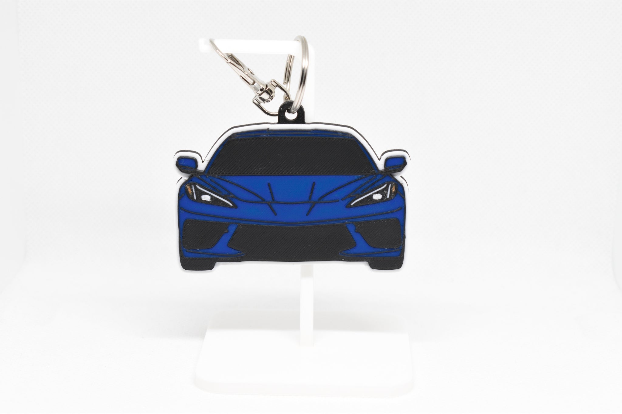 Pocket Motors Series – Corvette C8 | Mid‑Engined & Future‑Focused Mini Ride Keychain
