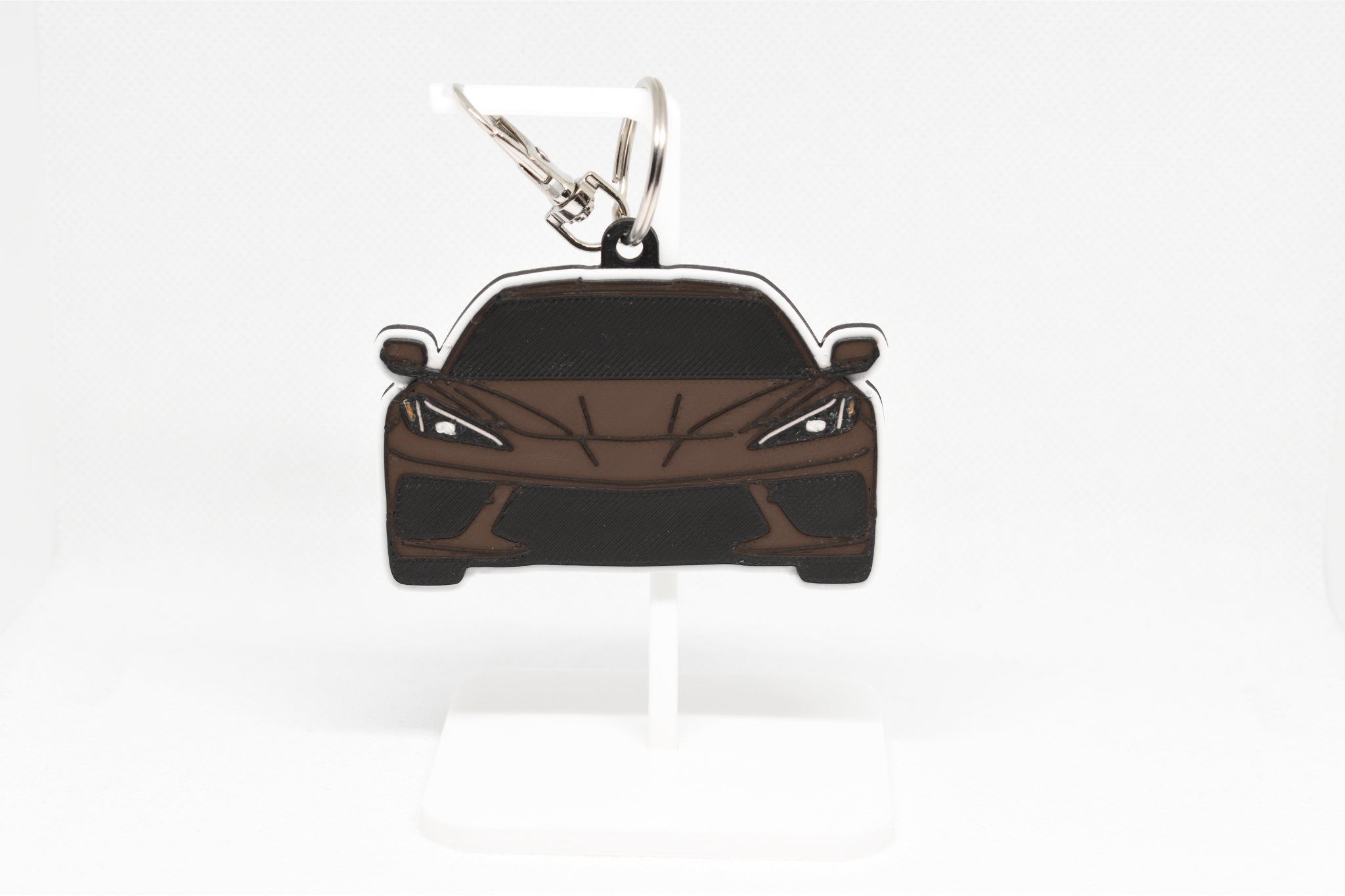 Pocket Motors Series – Corvette C8 | Mid‑Engined & Future‑Focused Mini Ride Keychain