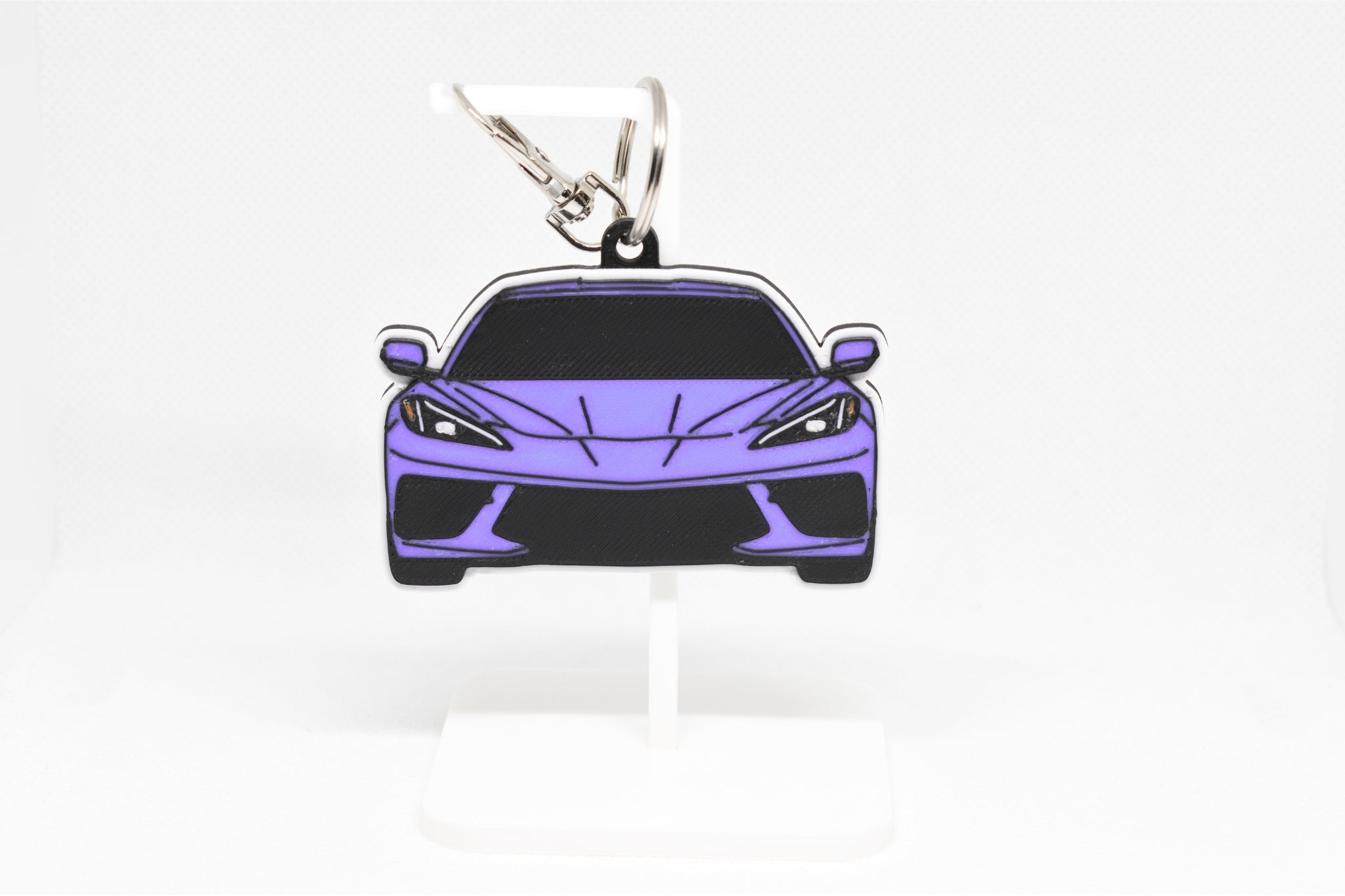Pocket Motors Series – Corvette C8 | Mid‑Engined & Future‑Focused Mini Ride Keychain