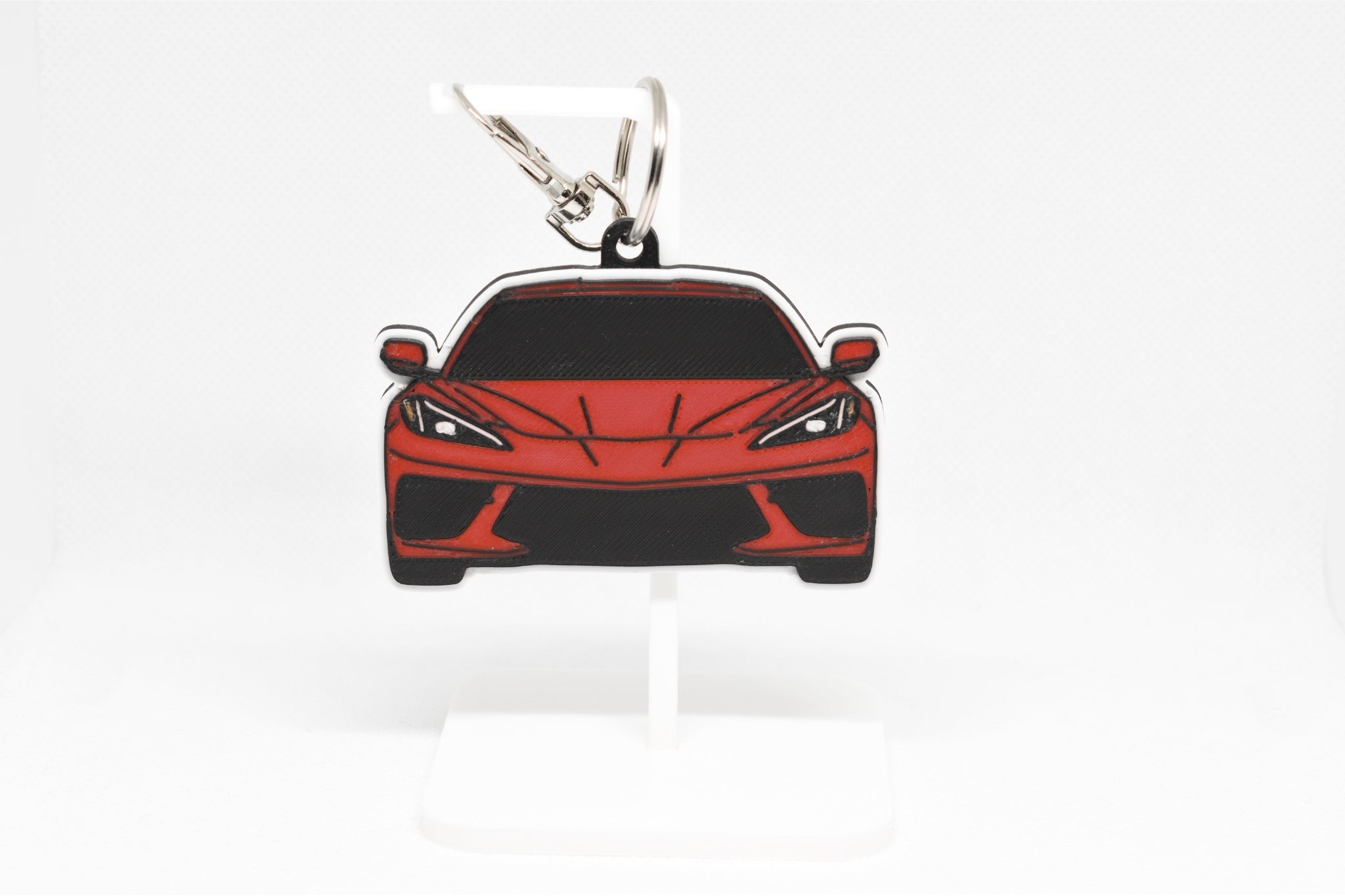Pocket Motors Series – Corvette C8 | Mid‑Engined & Future‑Focused Mini Ride Keychain