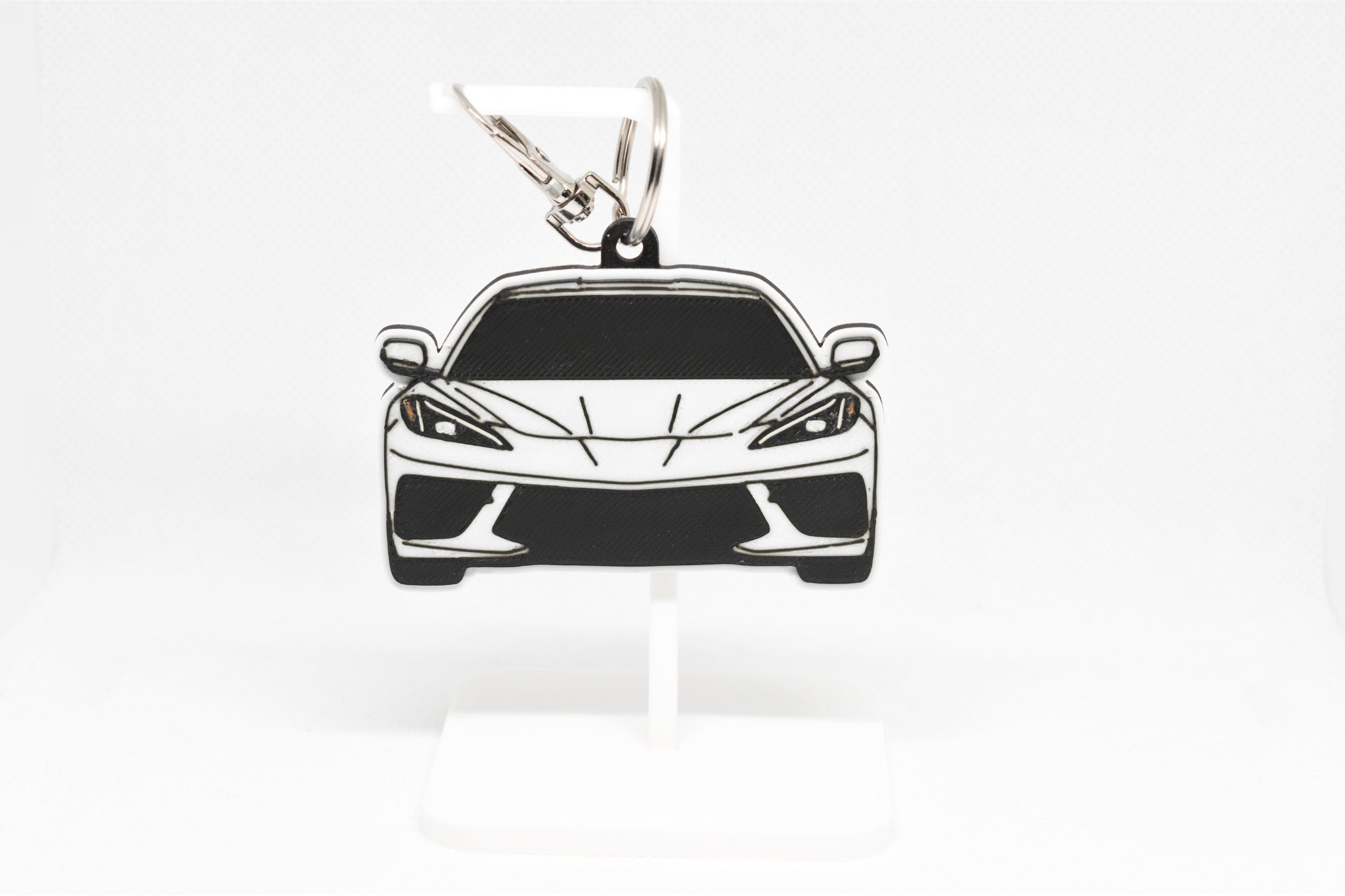 Pocket Motors Series – Corvette C8 | Mid‑Engined & Future‑Focused Mini Ride Keychain