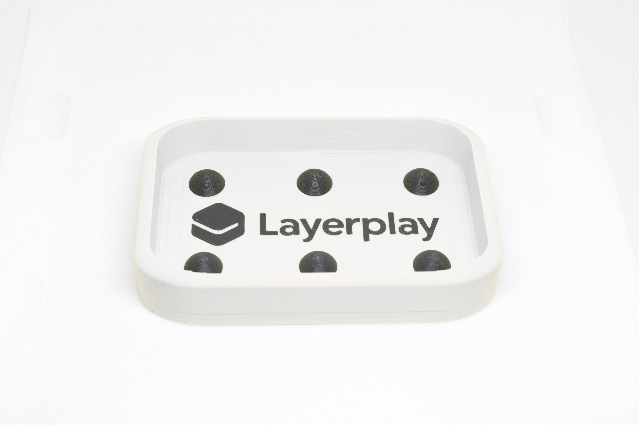 Solara DominoBase: Geometric Style - 3D Printed Soap Dish