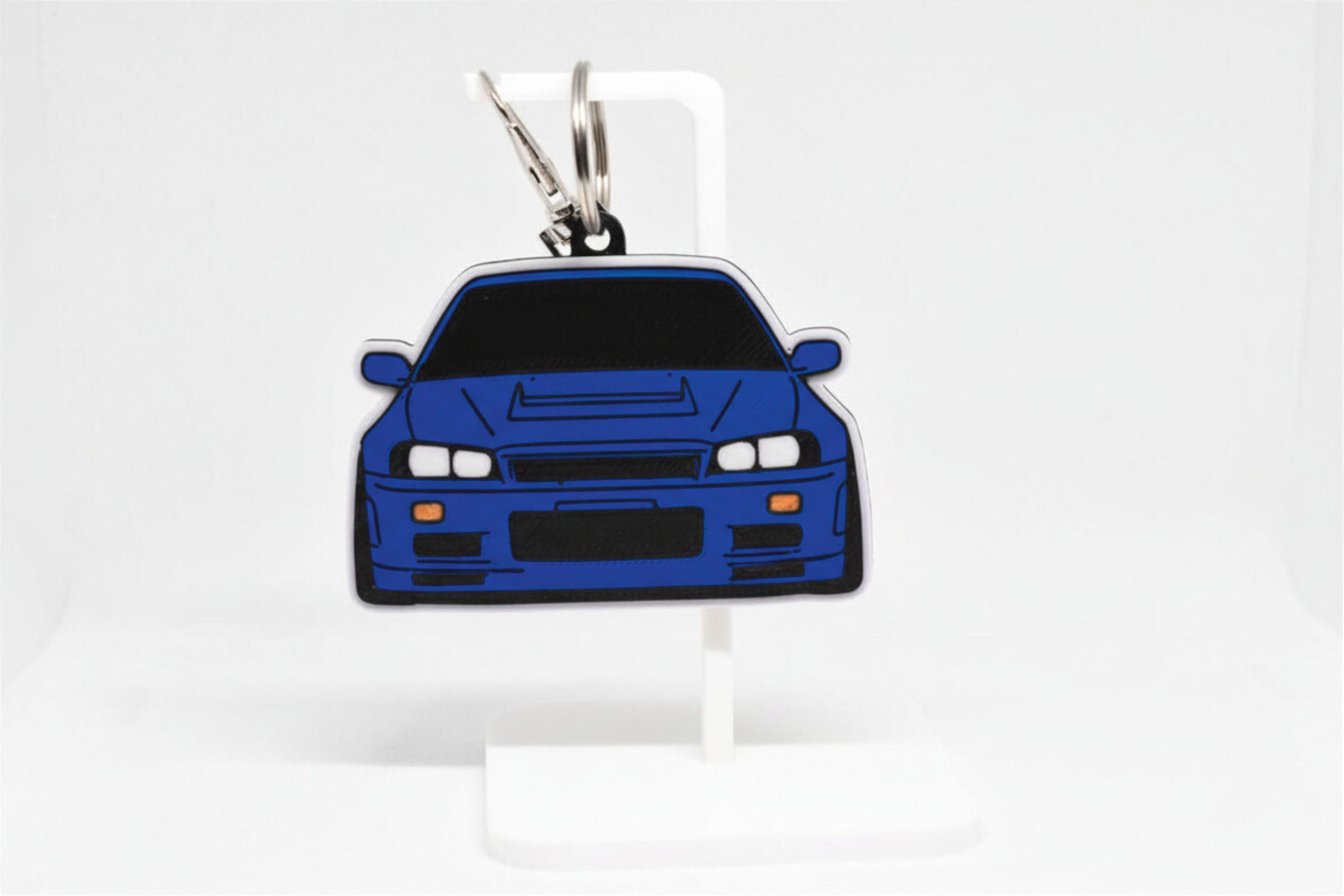 Pocket Motors Series - Skyline GT-R R34 | Raw & Revered Mini Ride Keychain