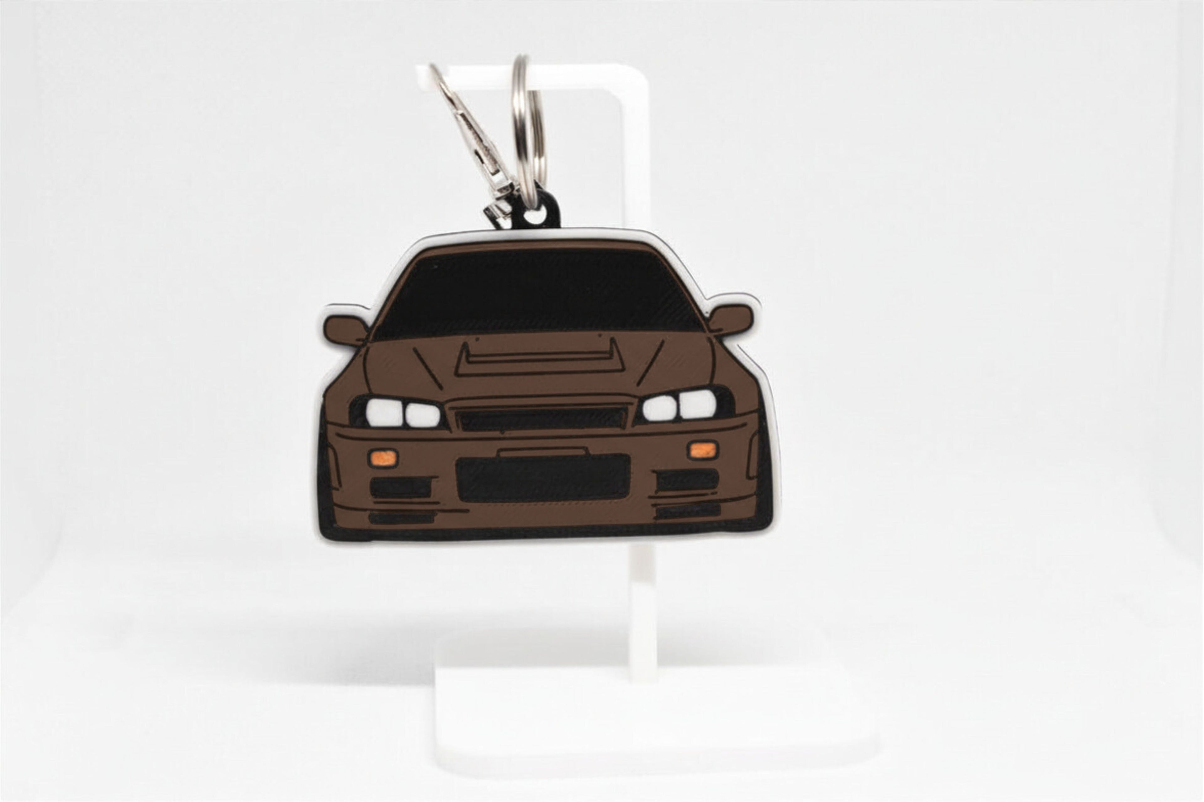 Pocket Motors Series - Skyline GT-R R34 | Raw & Revered Mini Ride Keychain