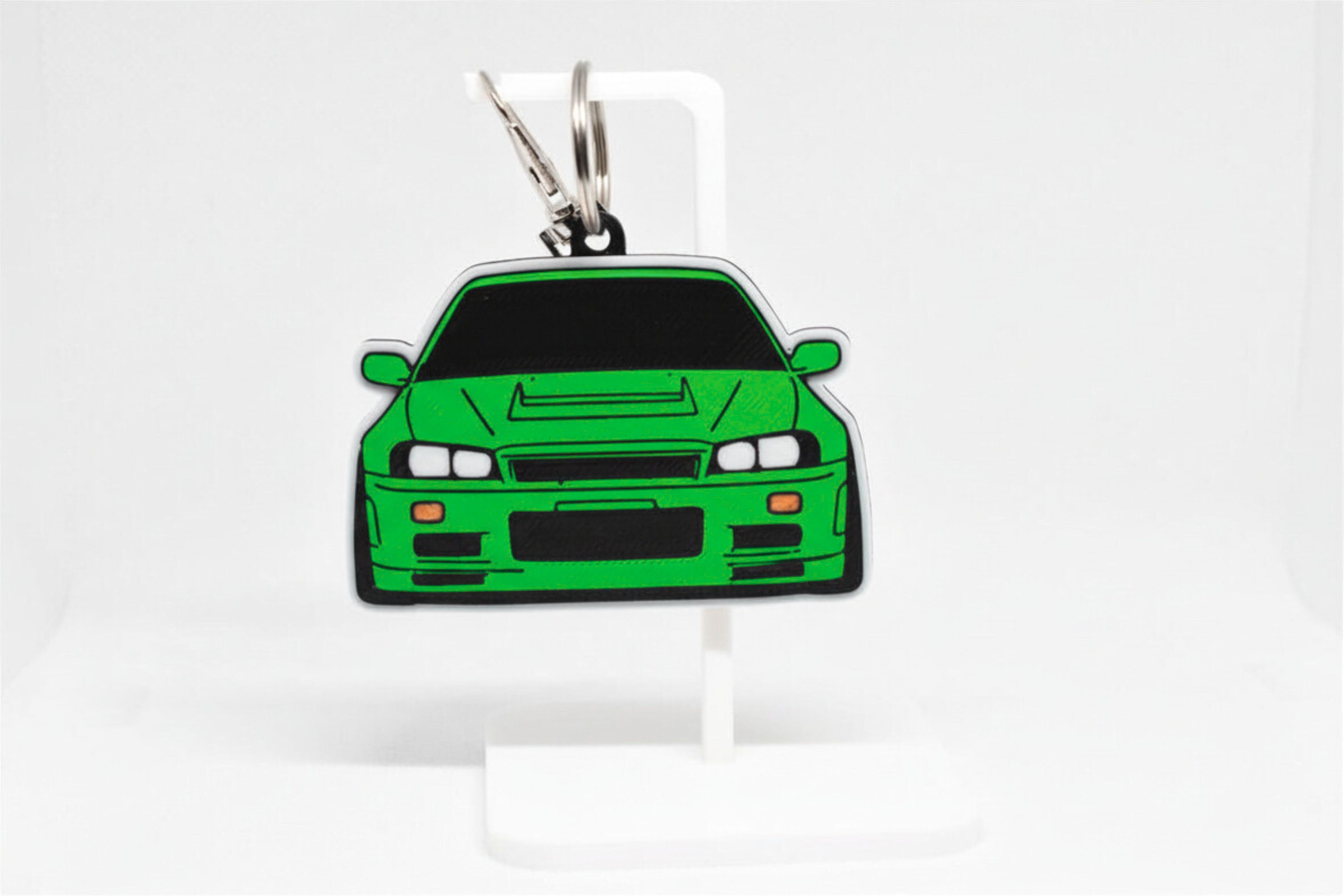 Pocket Motors Series - Skyline GT-R R34 | Raw & Revered Mini Ride Keychain
