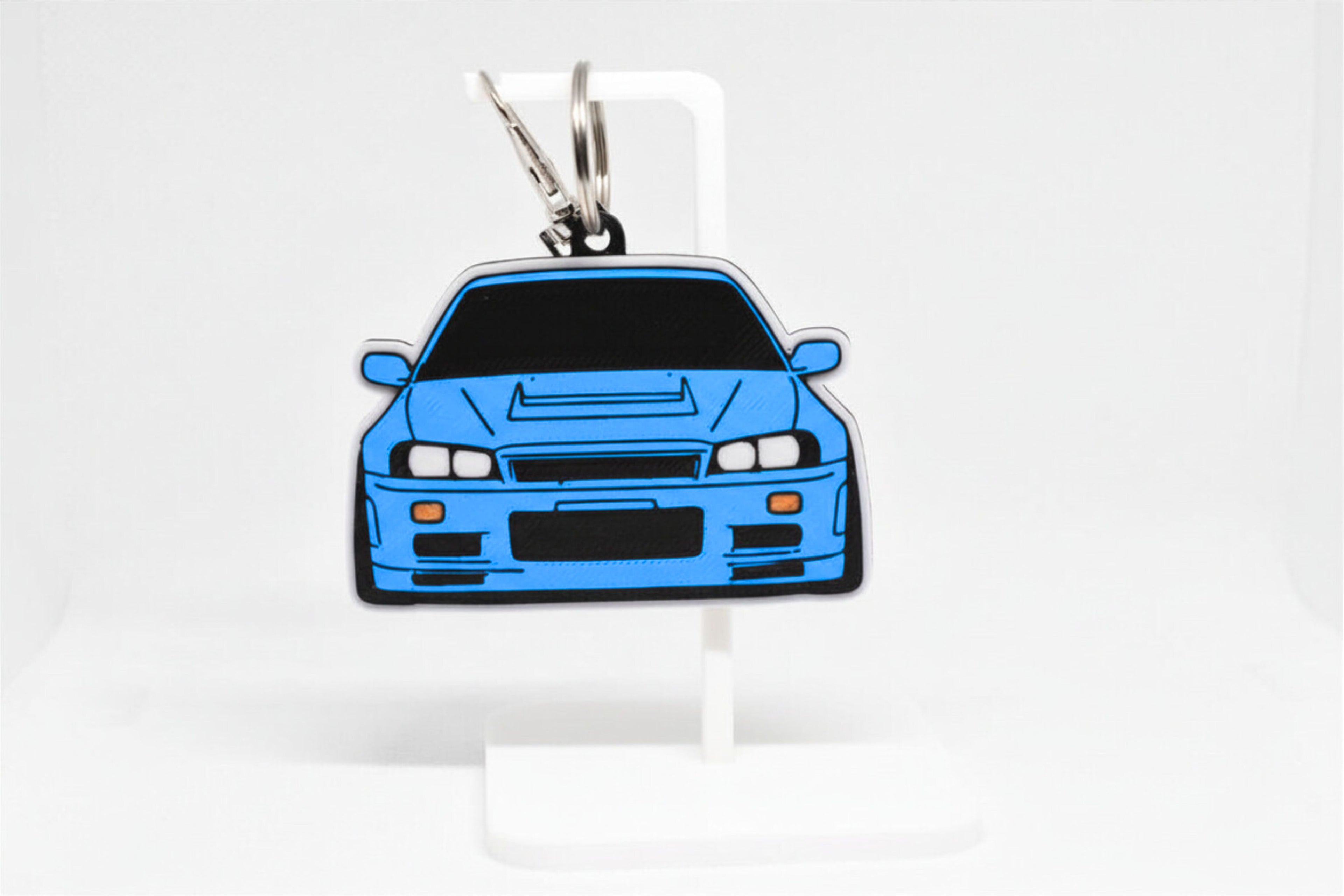 Pocket Motors Series - Skyline GT-R R34 | Raw & Revered Mini Ride Keychain