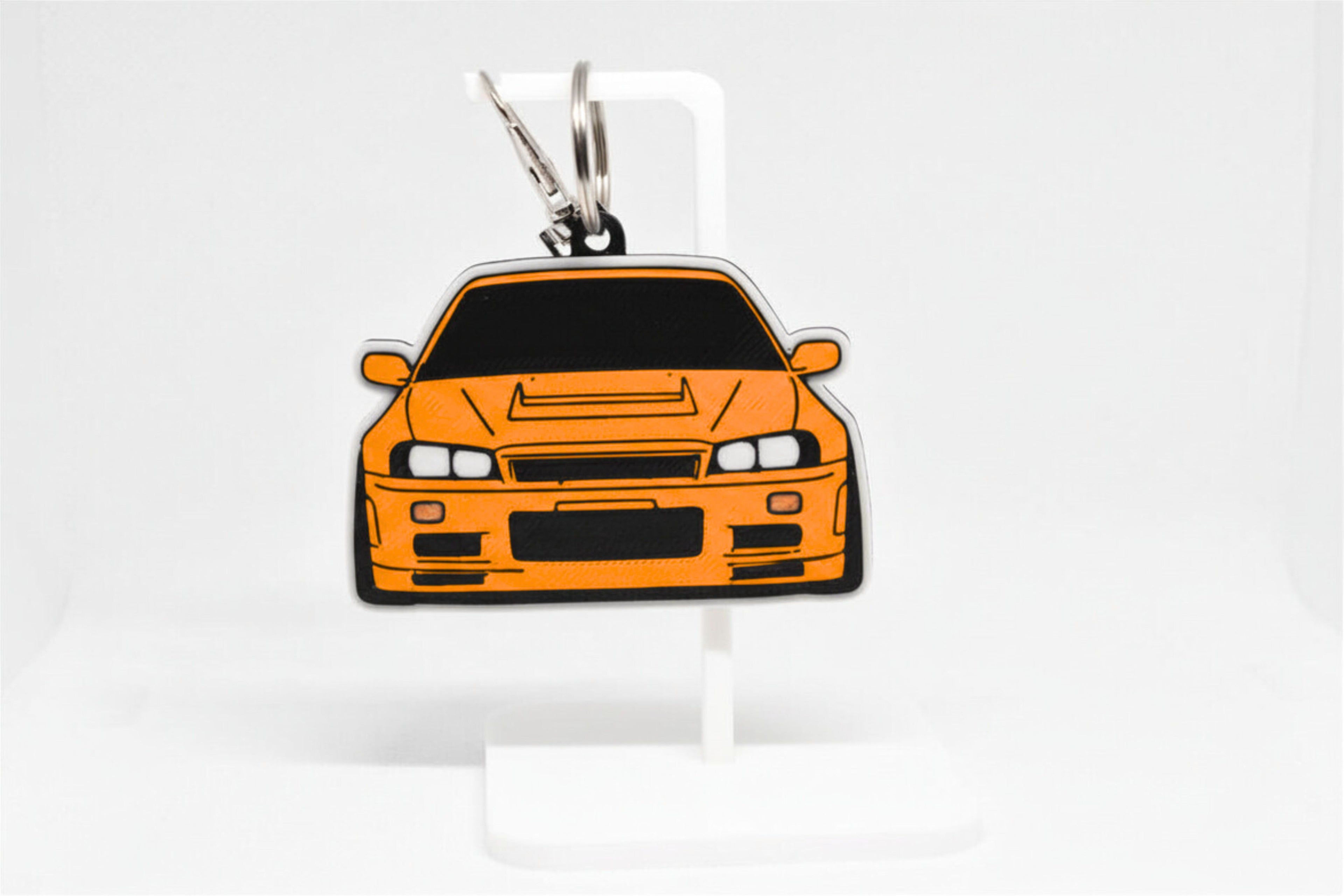 Pocket Motors Series - Skyline GT-R R34 | Raw & Revered Mini Ride Keychain