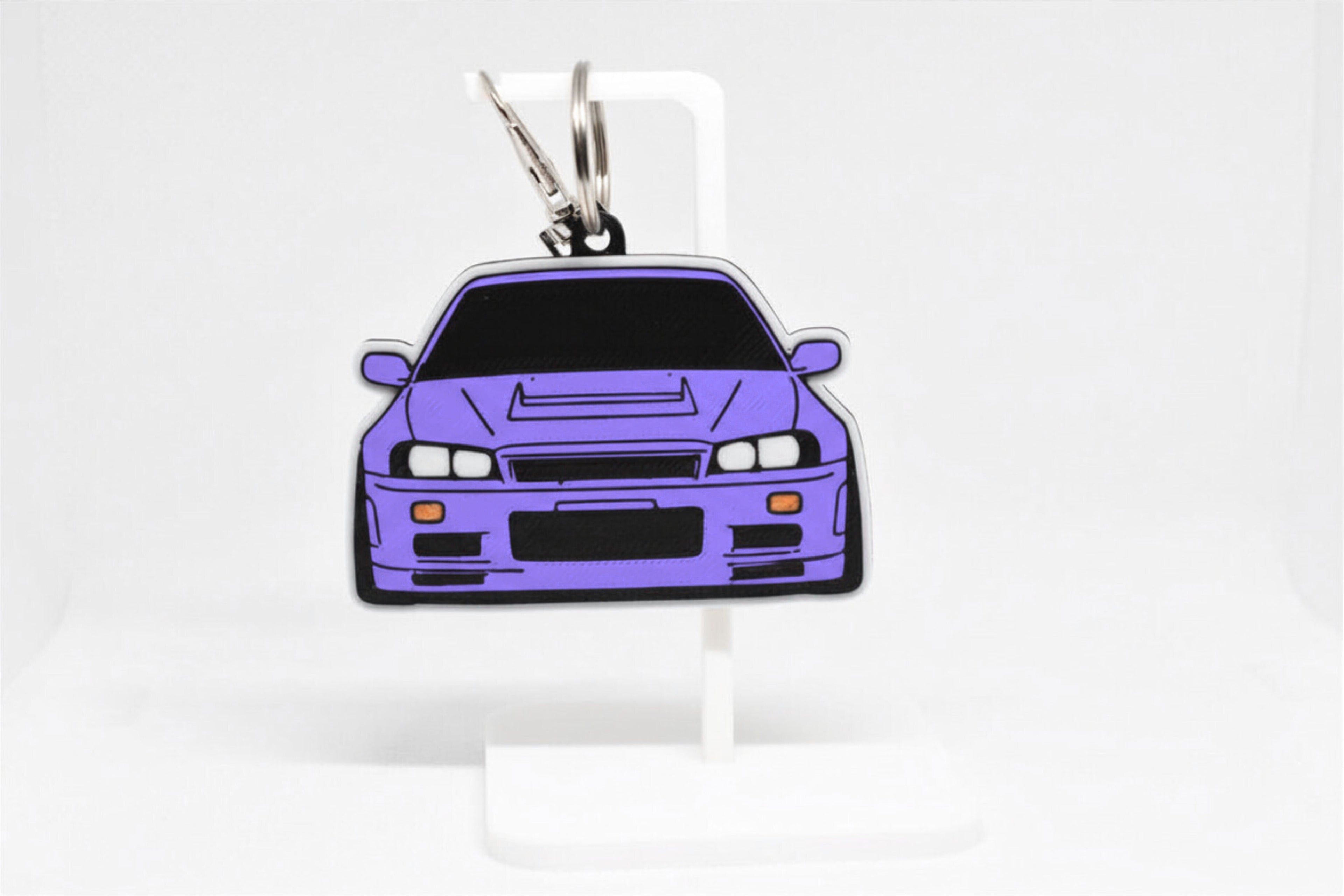 Pocket Motors Series - Skyline GT-R R34 | Raw & Revered Mini Ride Keychain