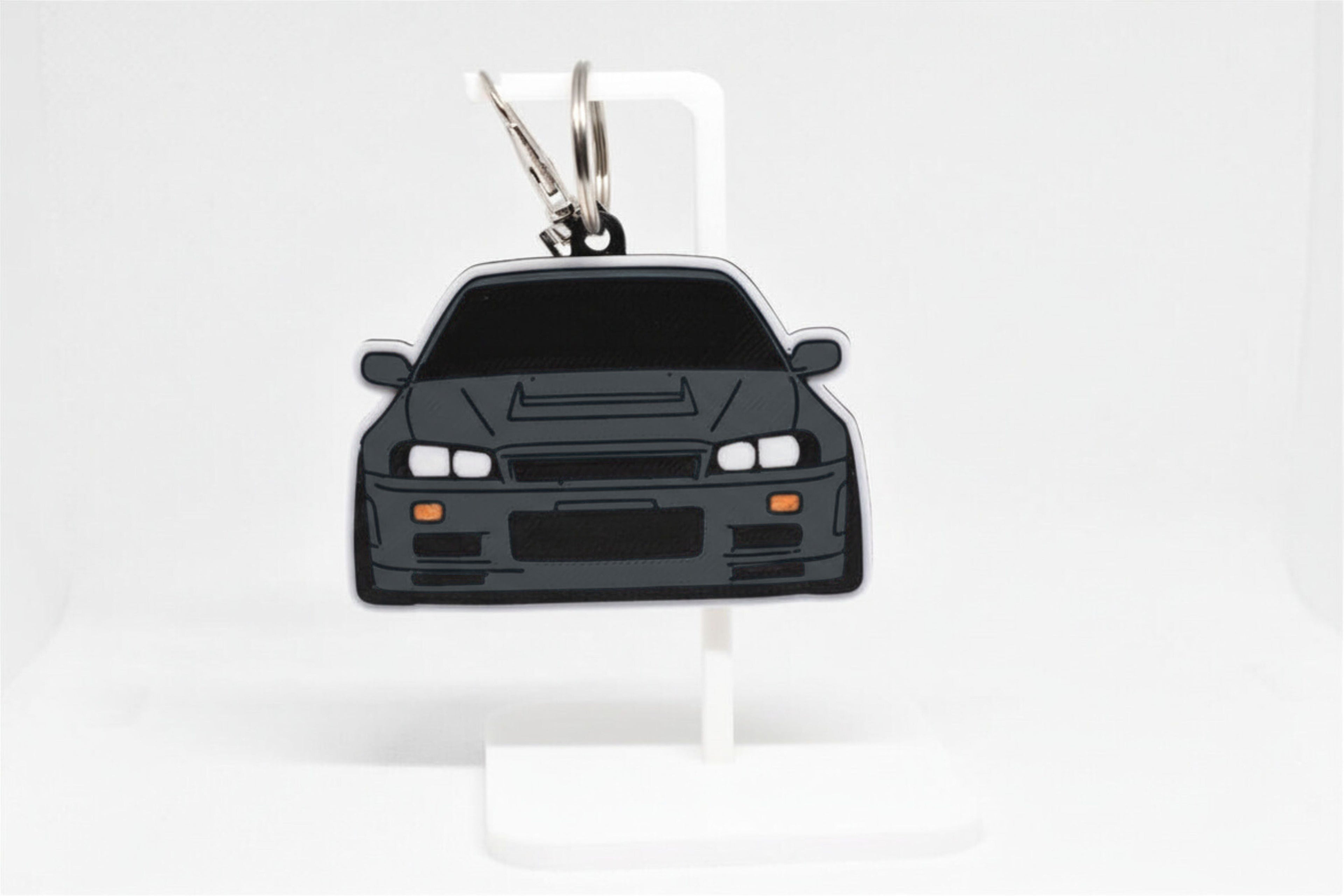 Pocket Motors Series - Skyline GT-R R34 | Raw & Revered Mini Ride Keychain