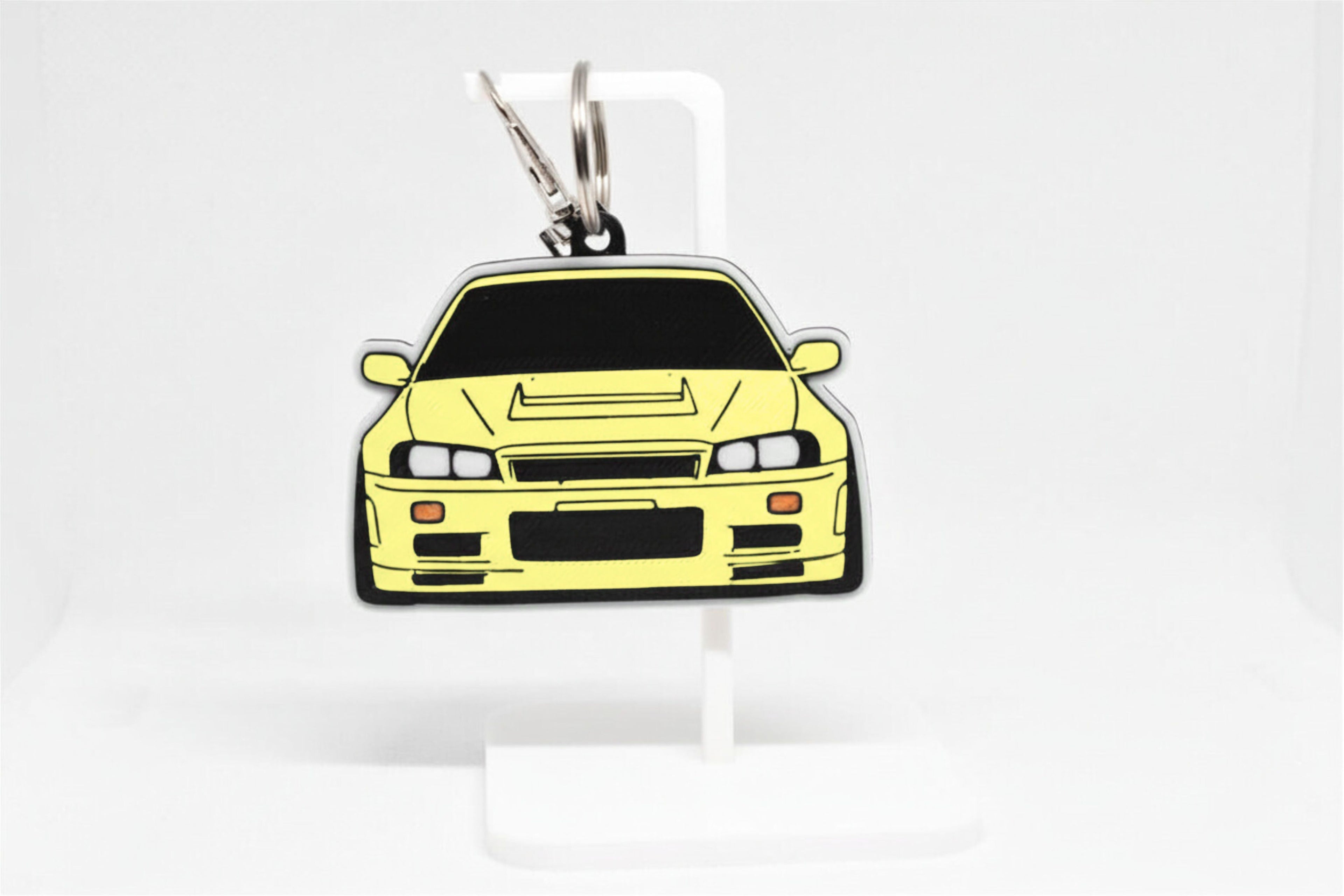 Pocket Motors Series - Skyline GT-R R34 | Raw & Revered Mini Ride Keychain