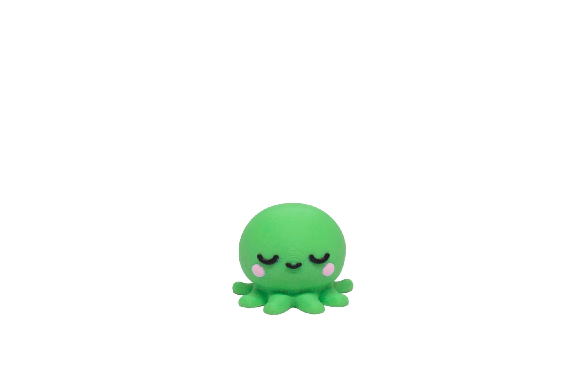 Kawaii Sleeping Octopus: Cozy Dreams - 3D Printed Desk Toy