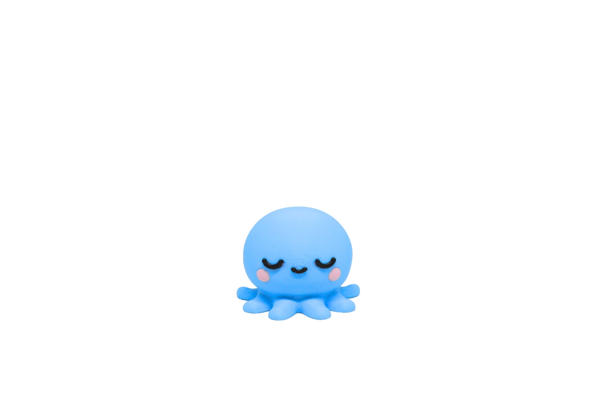 Kawaii Sleeping Octopus: Cozy Dreams - 3D Printed Desk Toy