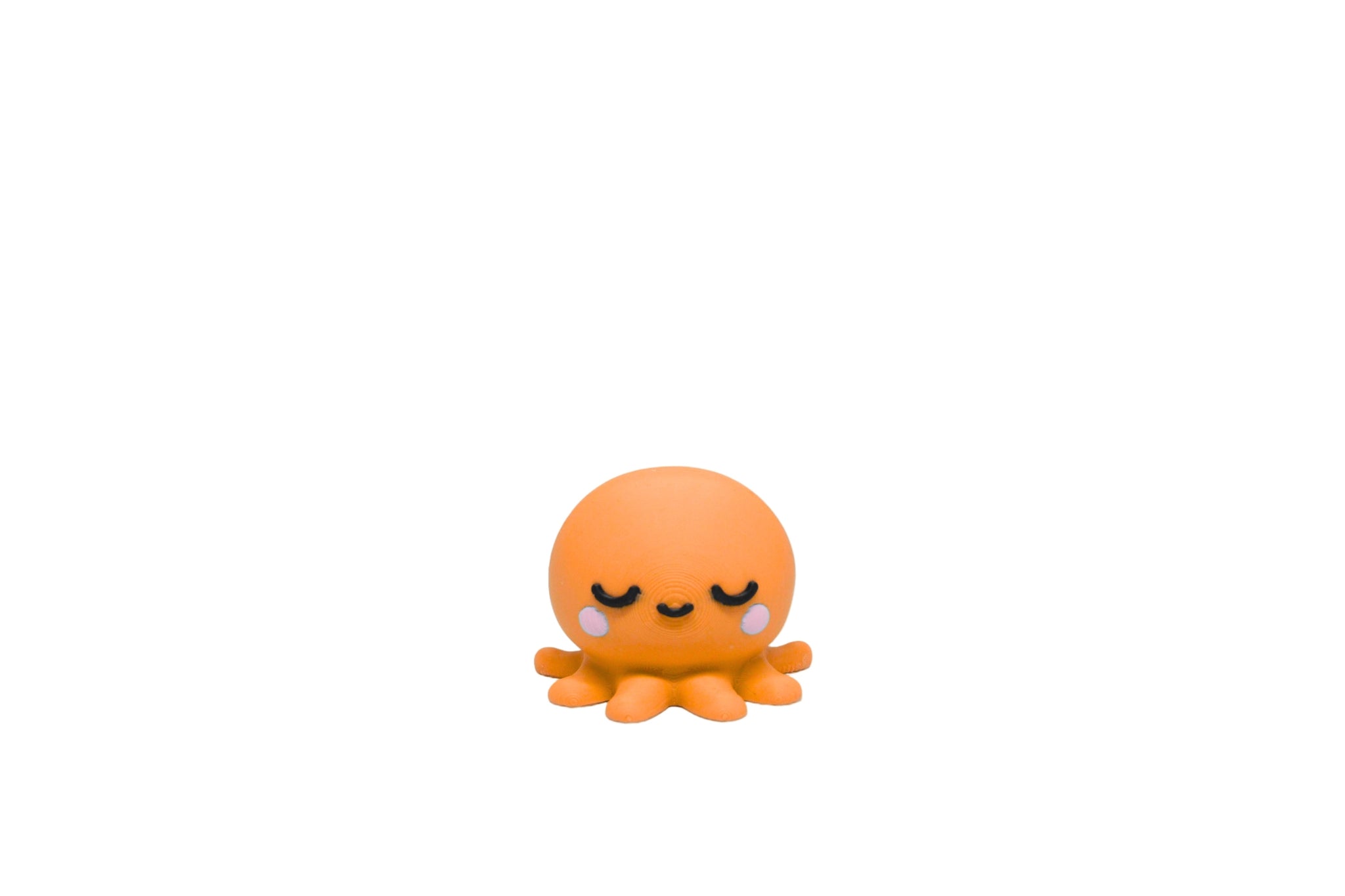 Kawaii Sleeping Octopus: Cozy Dreams - 3D Printed Desk Toy
