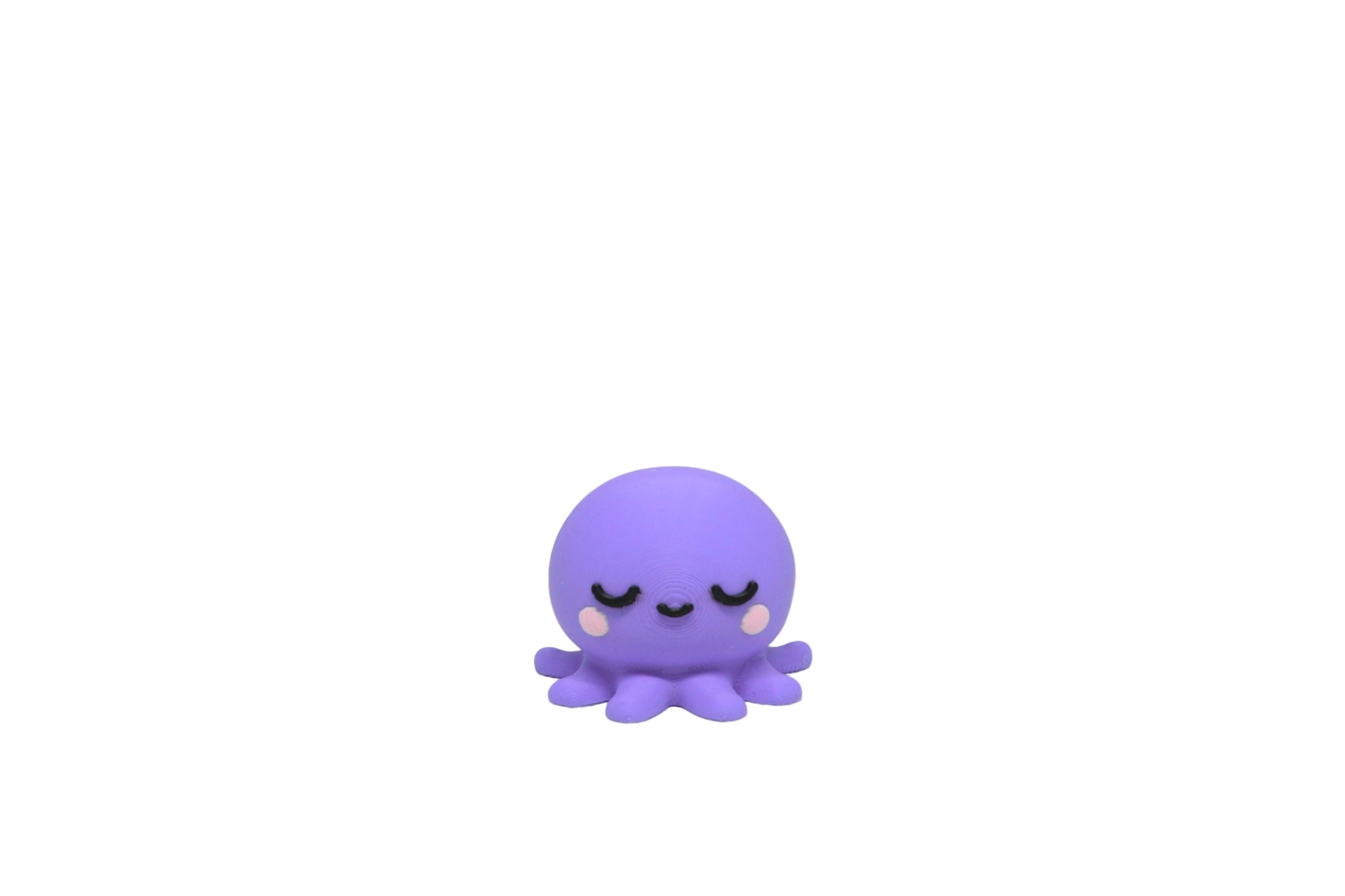 Kawaii Sleeping Octopus: Cozy Dreams - 3D Printed Desk Toy