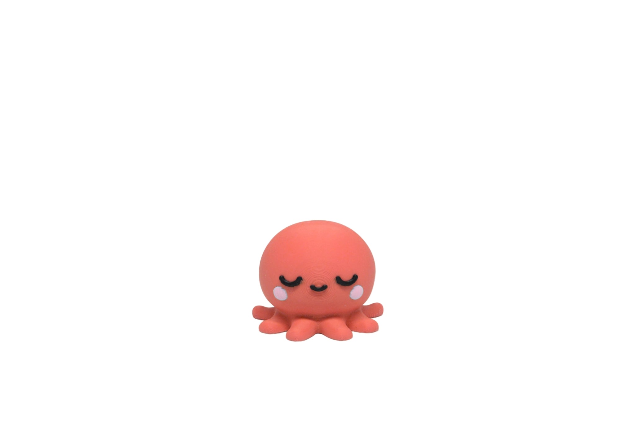 Kawaii Sleeping Octopus: Cozy Dreams - 3D Printed Desk Toy