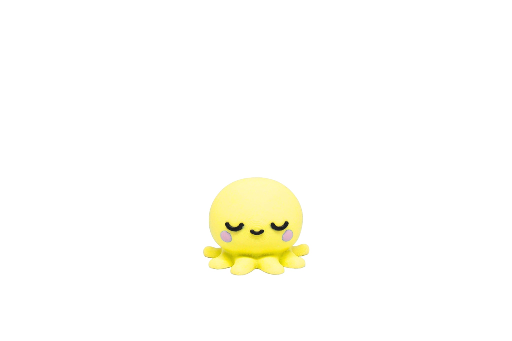 Kawaii Sleeping Octopus: Cozy Dreams - 3D Printed Desk Toy