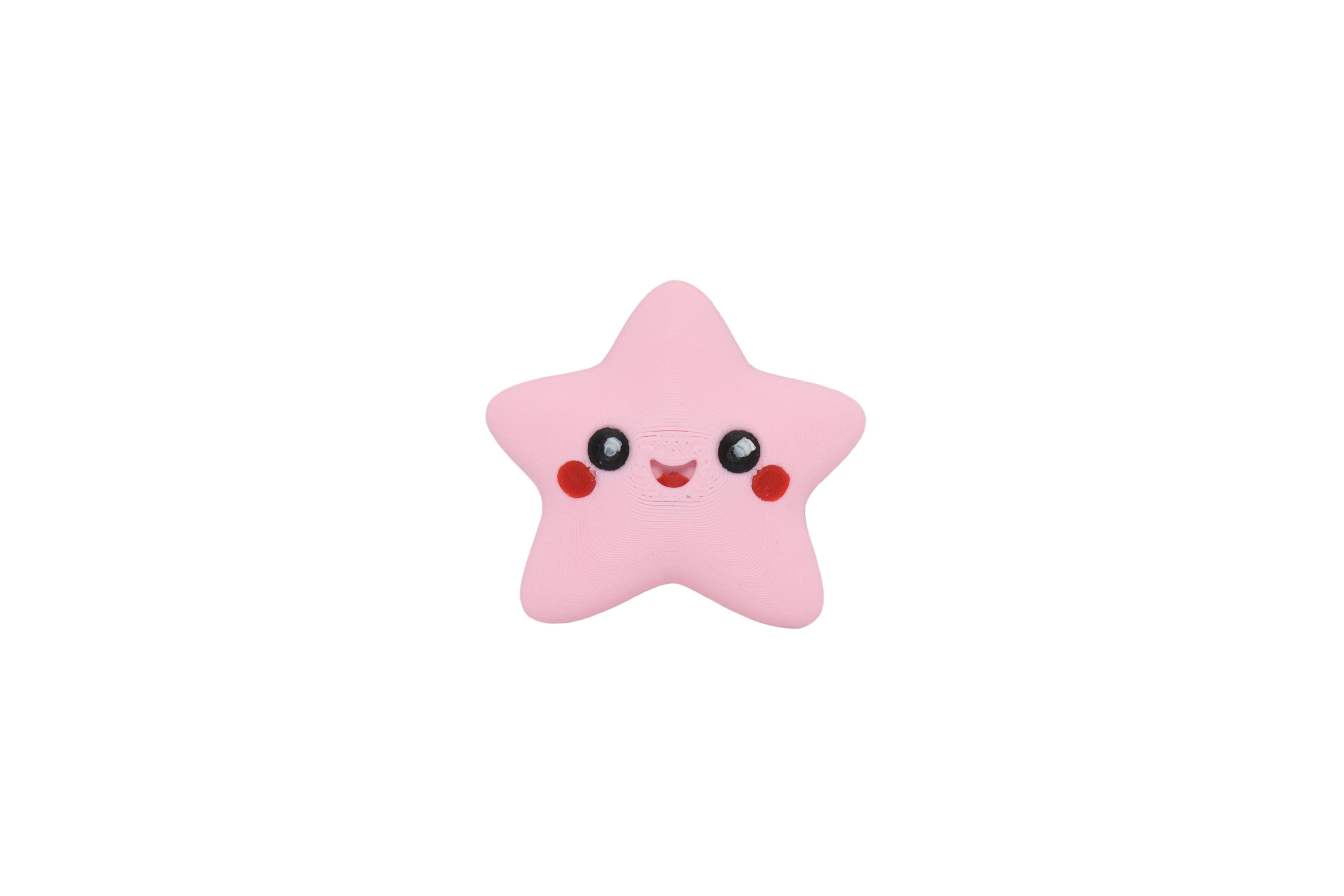 Kawaii Starfish: Cute & Beachy Joy - 3D Printed Desk Toy