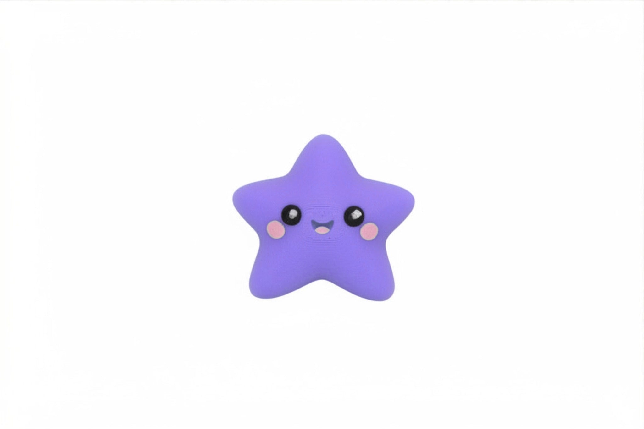 Kawaii Starfish: Cute & Beachy Joy - 3D Printed Desk Toy