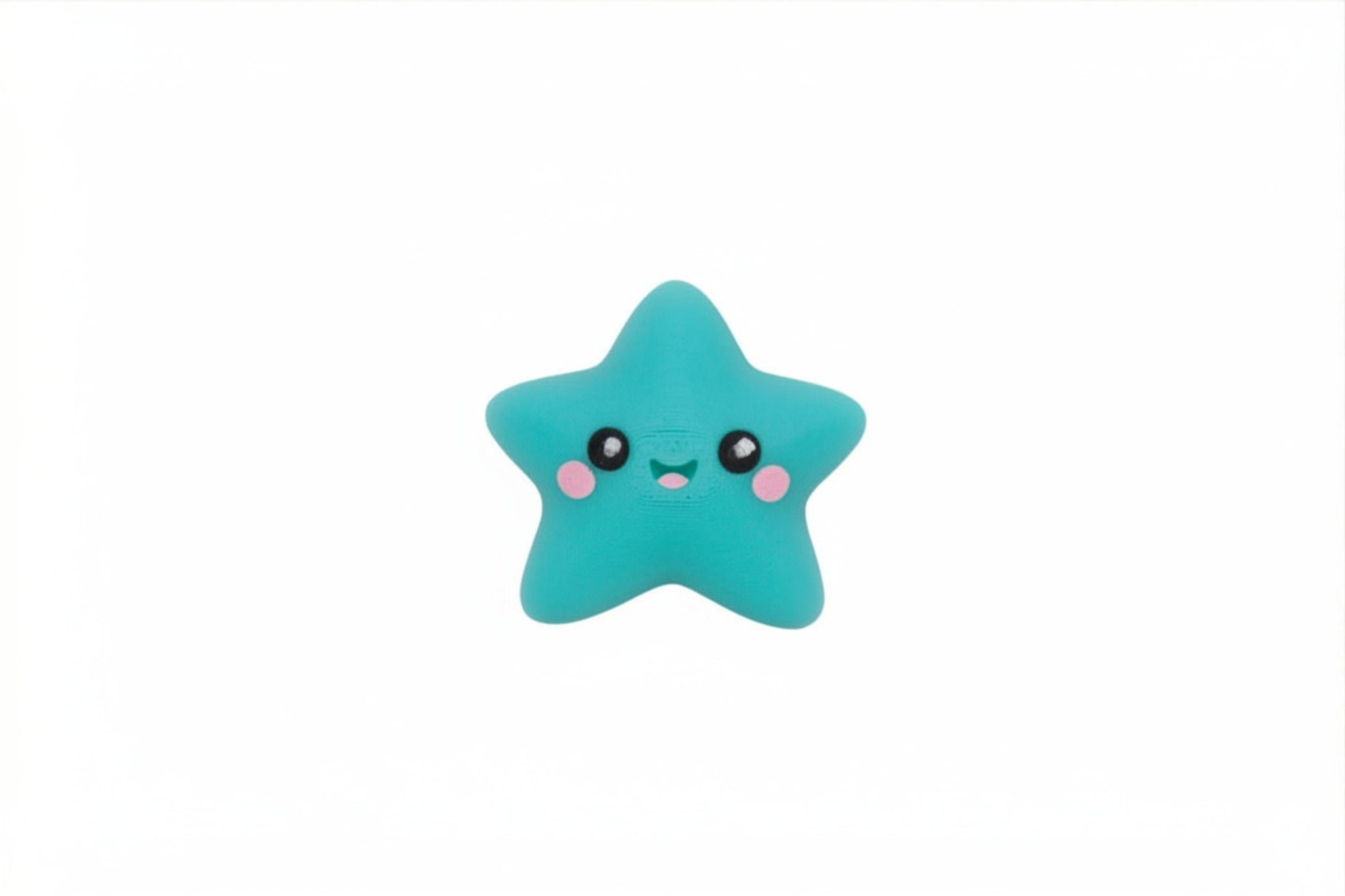 Kawaii Starfish: Cute & Beachy Joy - 3D Printed Desk Toy