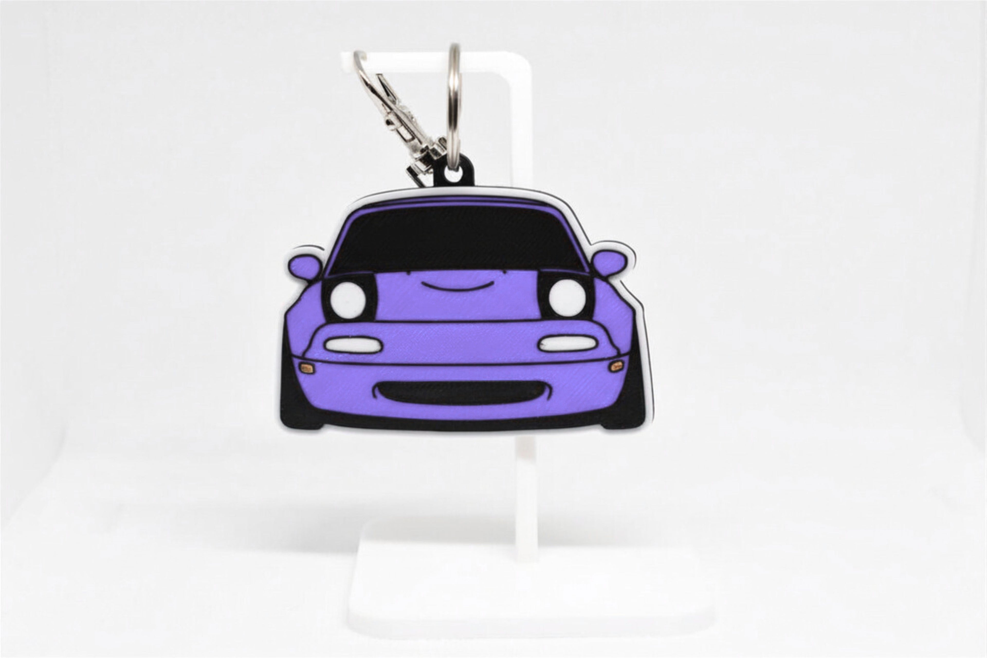 Miata Mini Car Keychain - Pocket Motors Series - 3D Printed