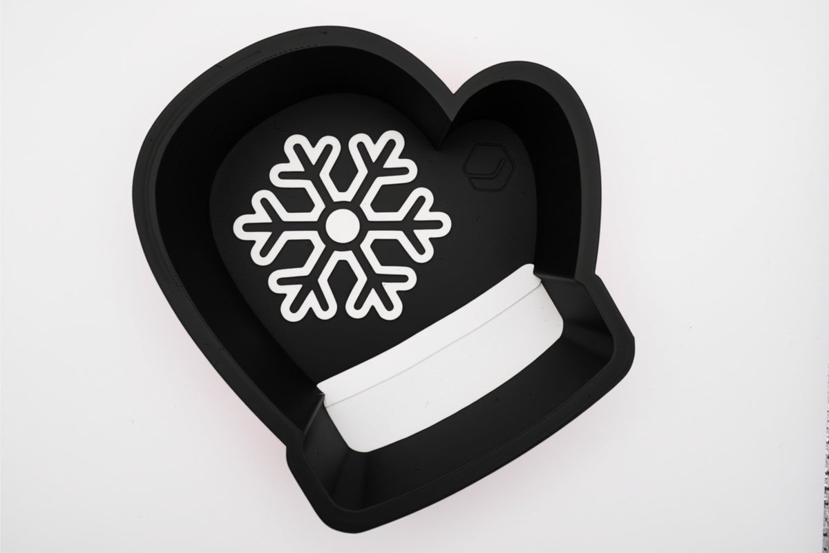 Winter Mitten Candy Dish - Holiday Table Decor & Candy Bowl | Layertreat MittenBowl