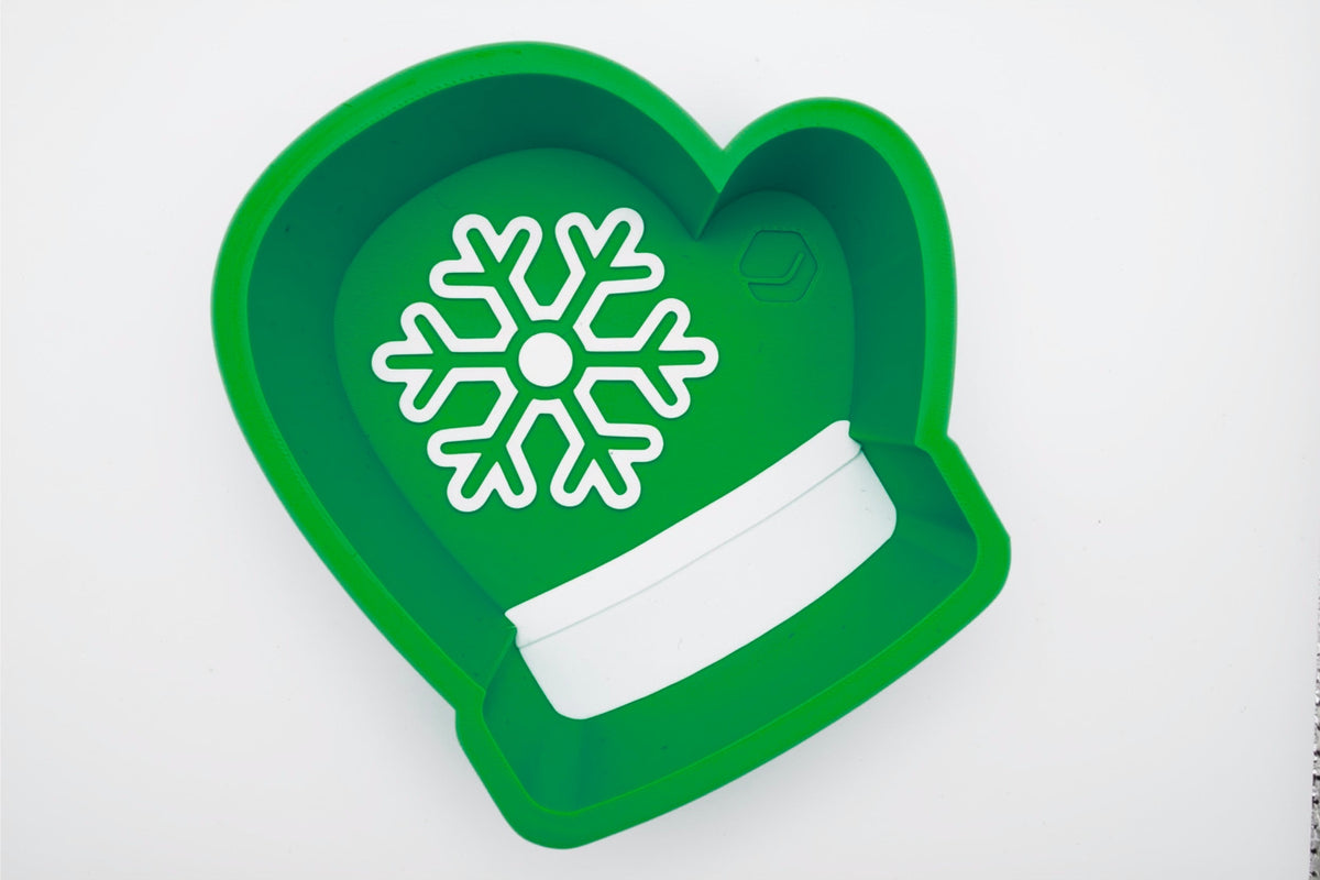 Winter Mitten Candy Dish - Holiday Table Decor & Candy Bowl | Layertreat MittenBowl