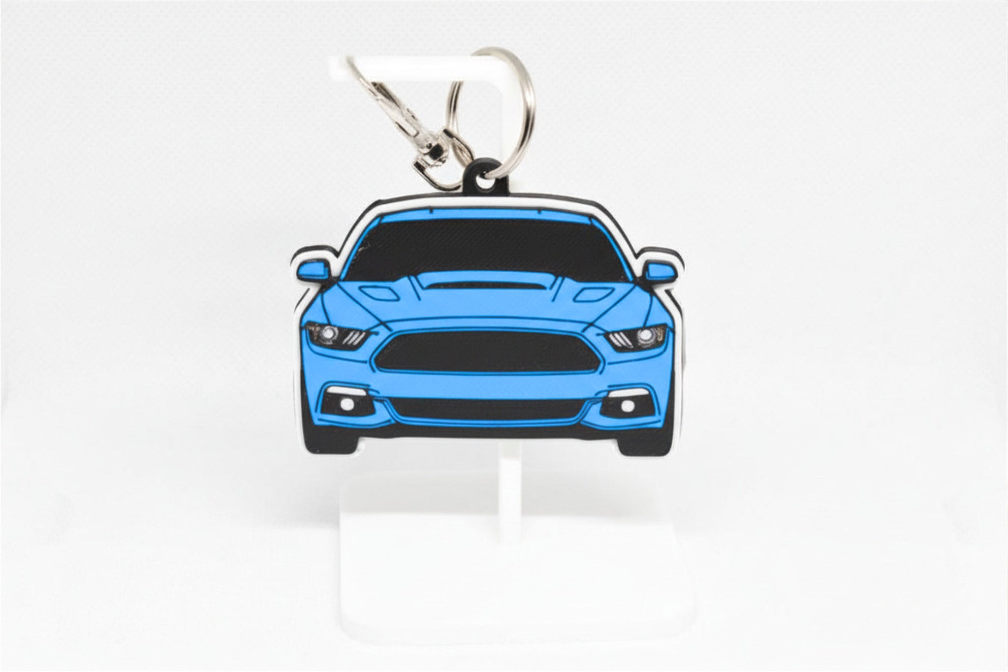 Pocket Motors Series – Mustang S550 | Wide‑Stanced & Track‑Tempted Mini Ride Keychain