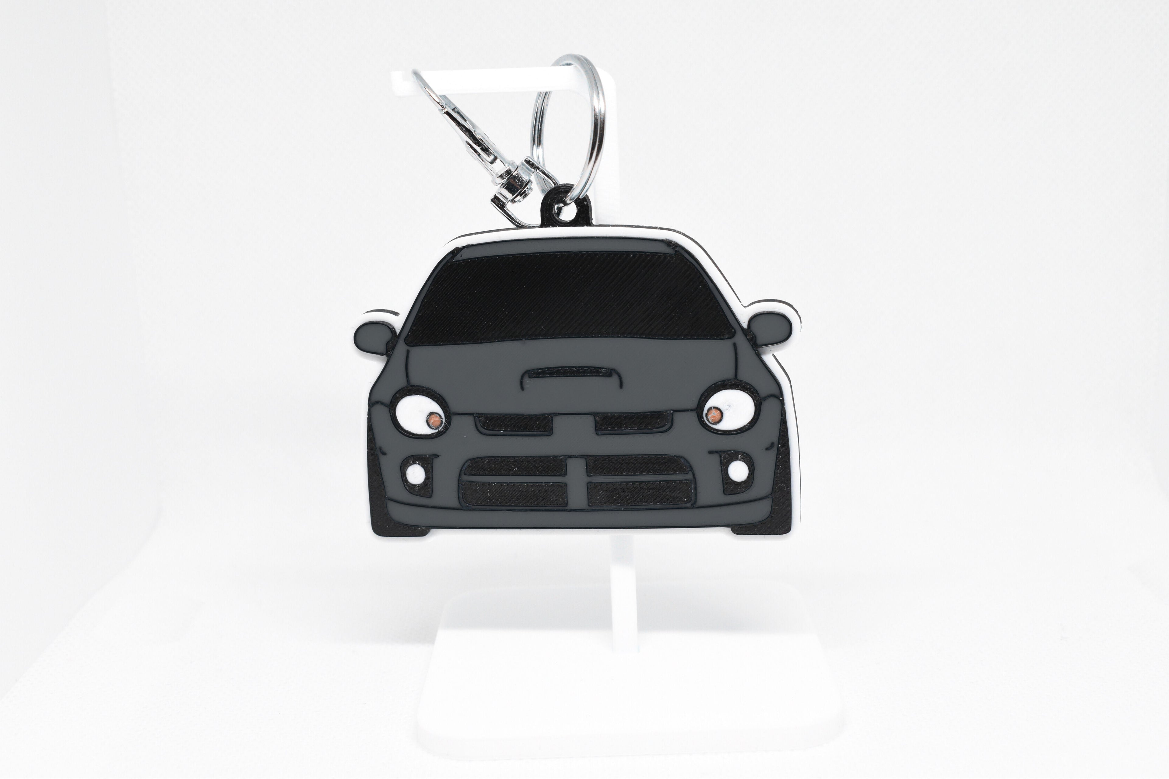 Pocket Motors Series – Neon SRT‑4 | Feisty & Turbocharged Mini Ride Keychain